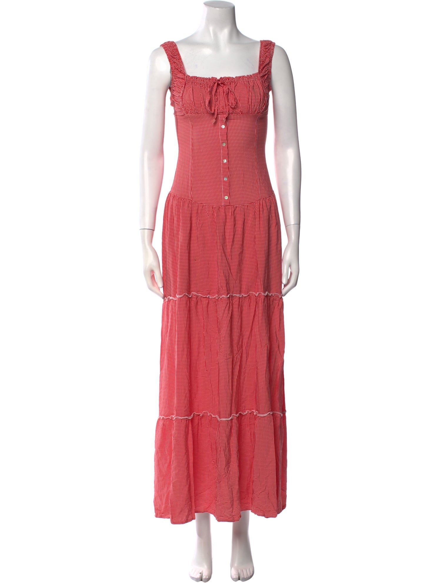 Frankies Bikinis Printed Long Dress