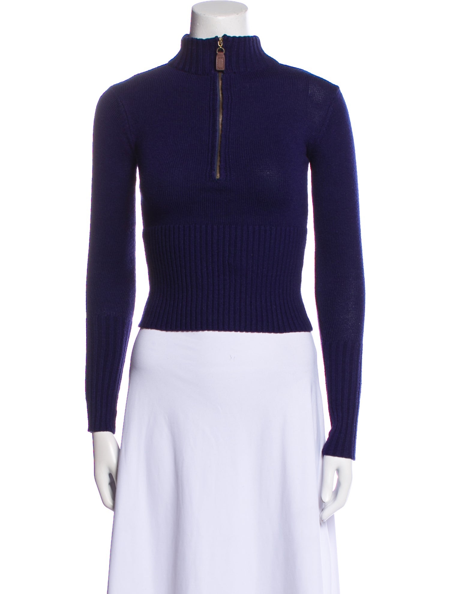 Frankies Bikinis Mock Neck Sweater