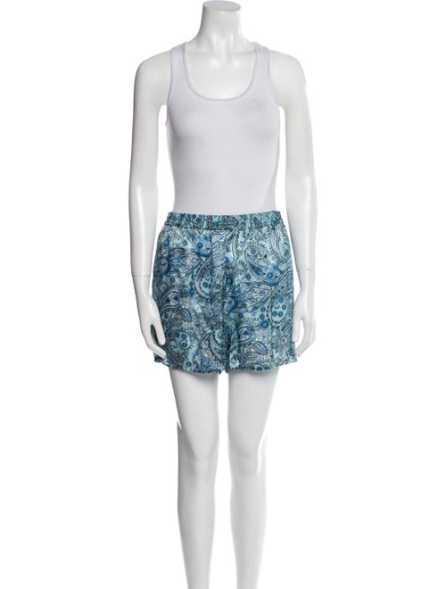 Frankies Bikinis Silk Paisley Print Pant Set