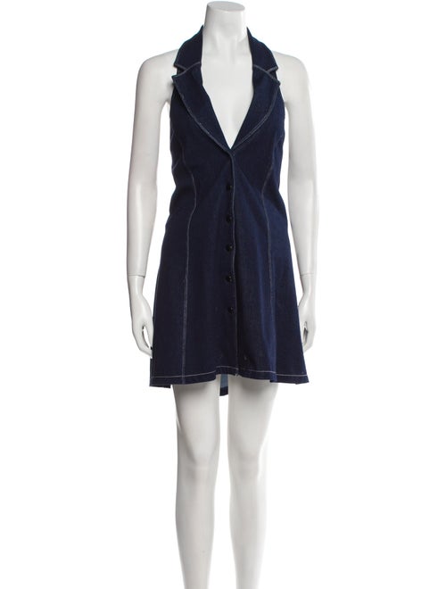 Frankies Bikinis Halterneck Mini Dress