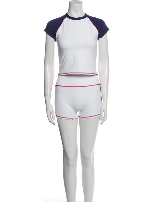 Frankies Bikinis Colorblock Pattern Pant Set