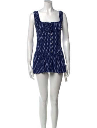 Frankies Bikinis Printed Mini Dress