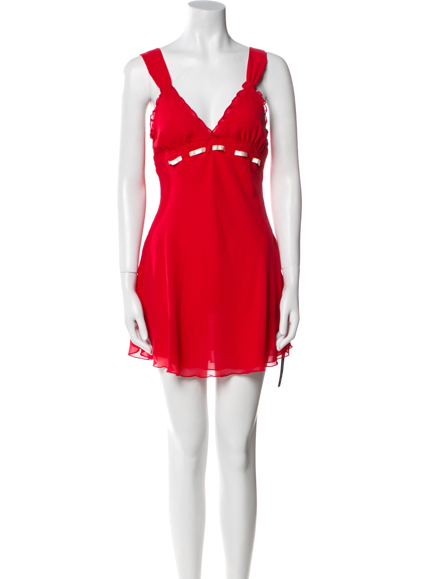 Frankies Bikinis V-Neck Mini Dress w/ Tags