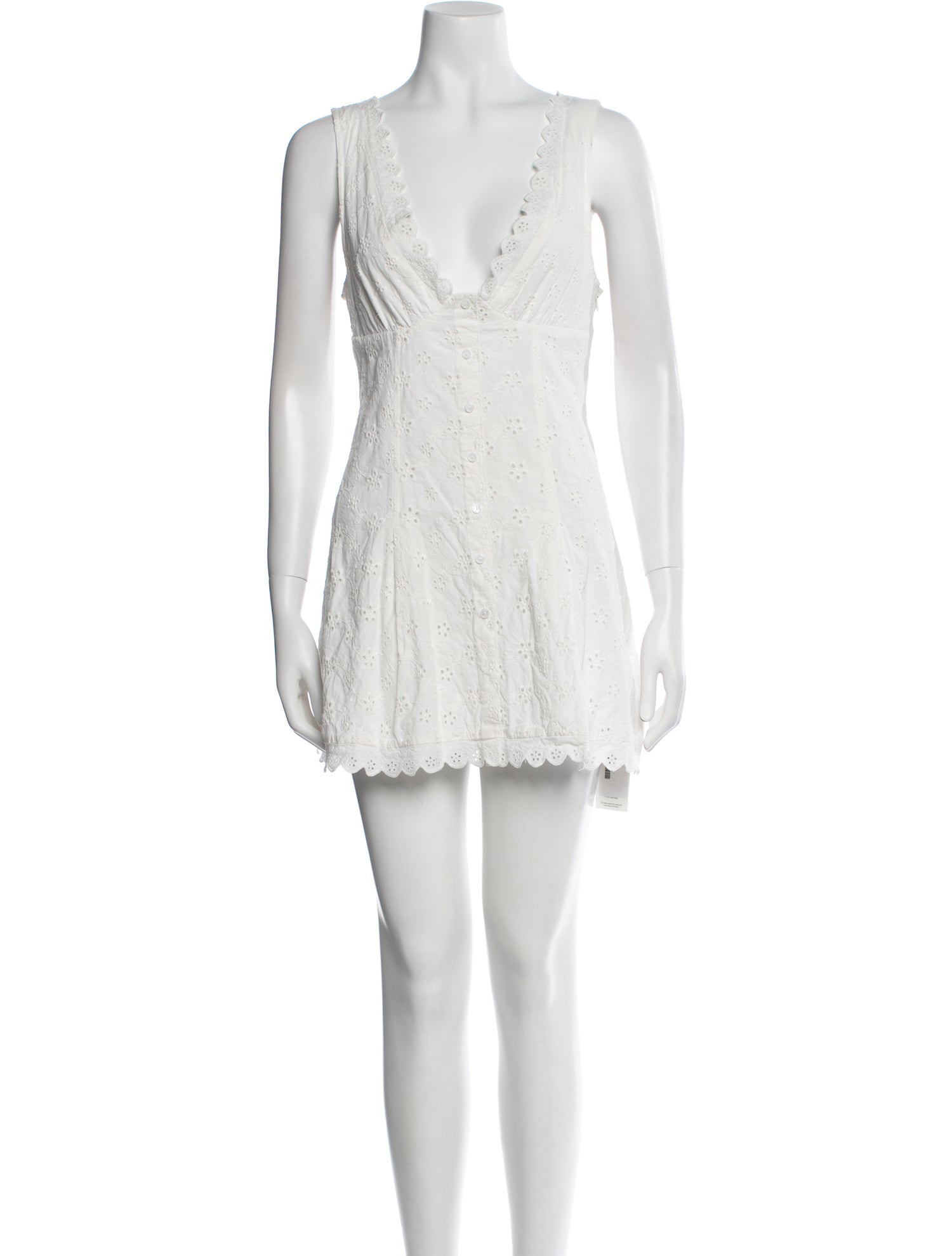 Frankies Bikinis V-Neck Mini Dress