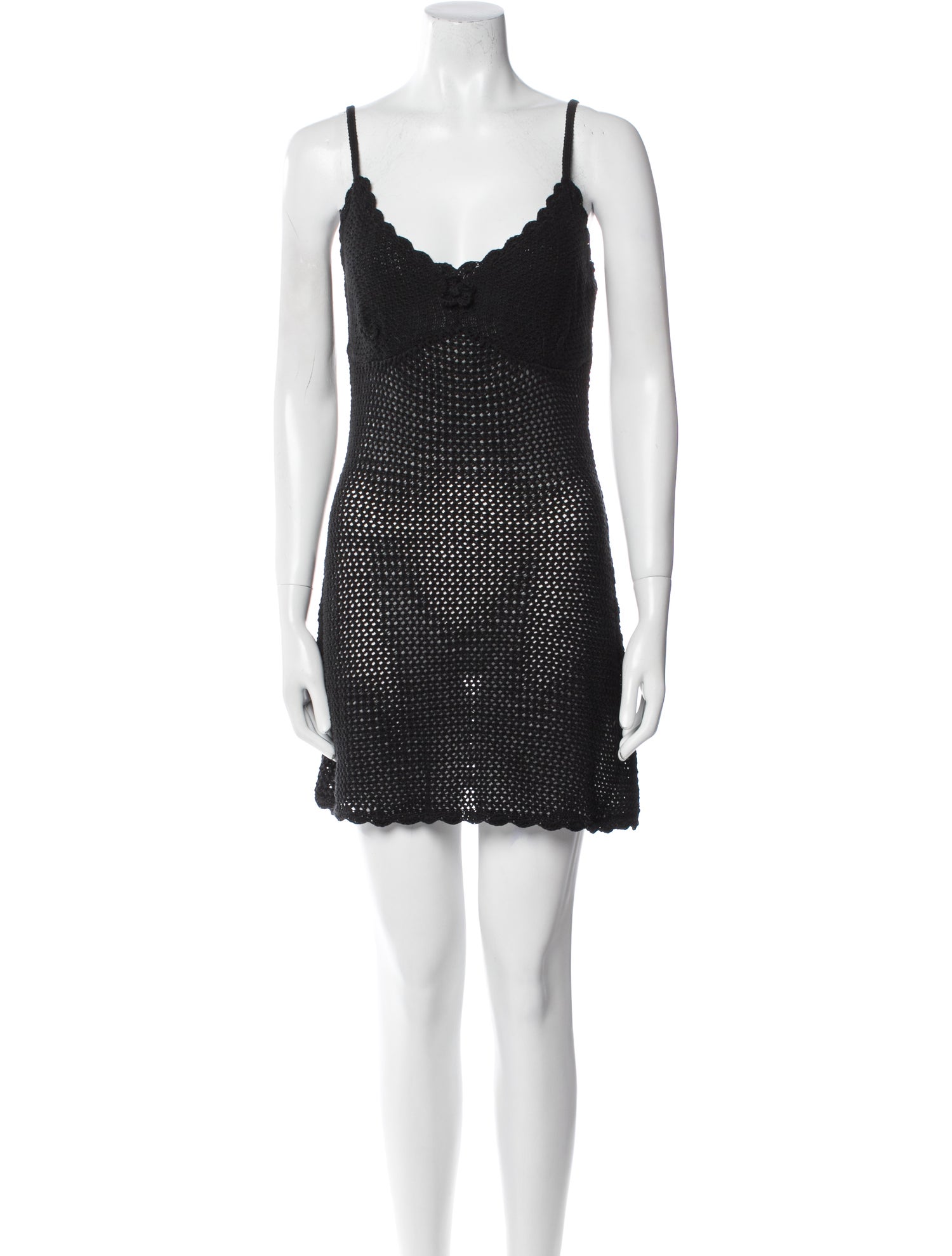 Frankies Bikinis V-Neck Mini Dress