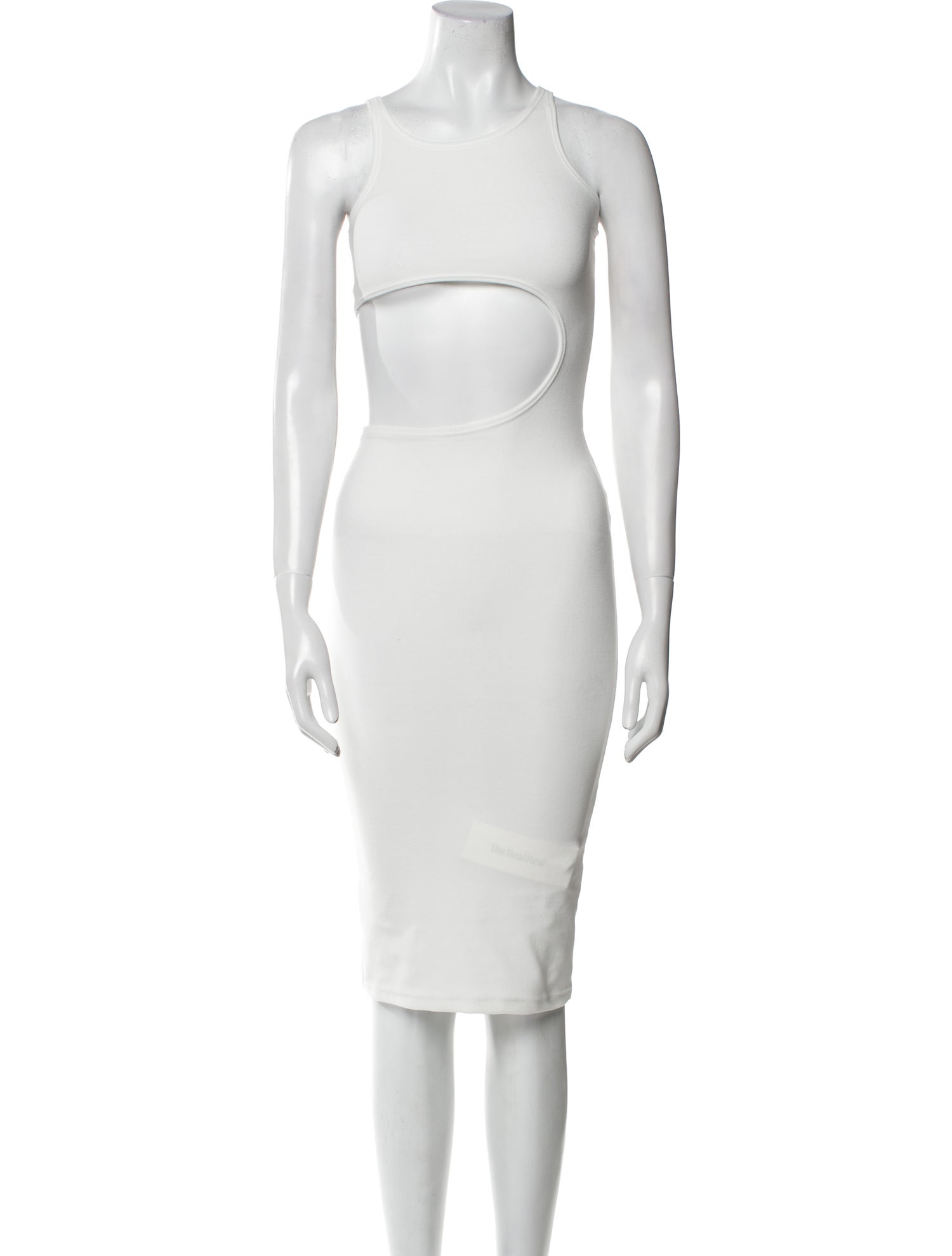 Frankies Bikinis Scoop Neck Midi Length Dress