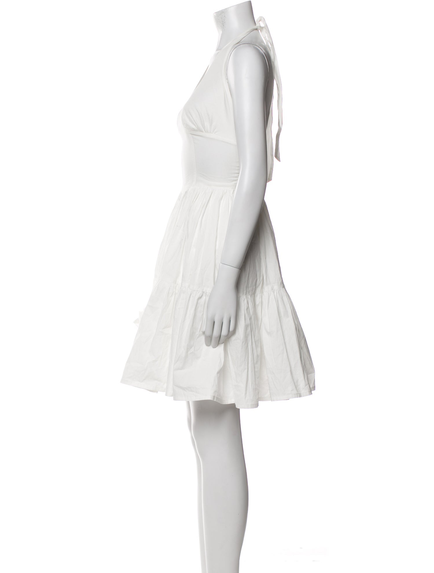 Frankies Bikinis Square Neckline Knee-Length Dress