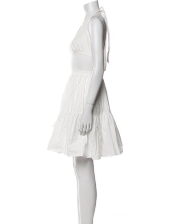 Frankies Bikinis Square Neckline Knee-Length Dress