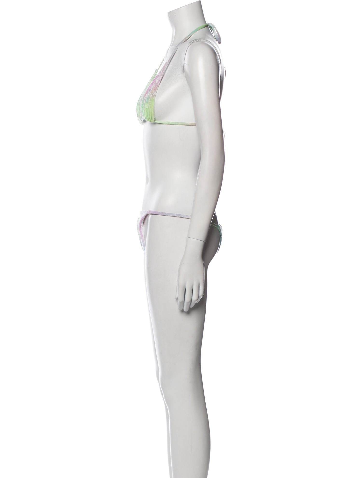 Frankies Bikinis Tie-Dye Print Bikini w/ Tags