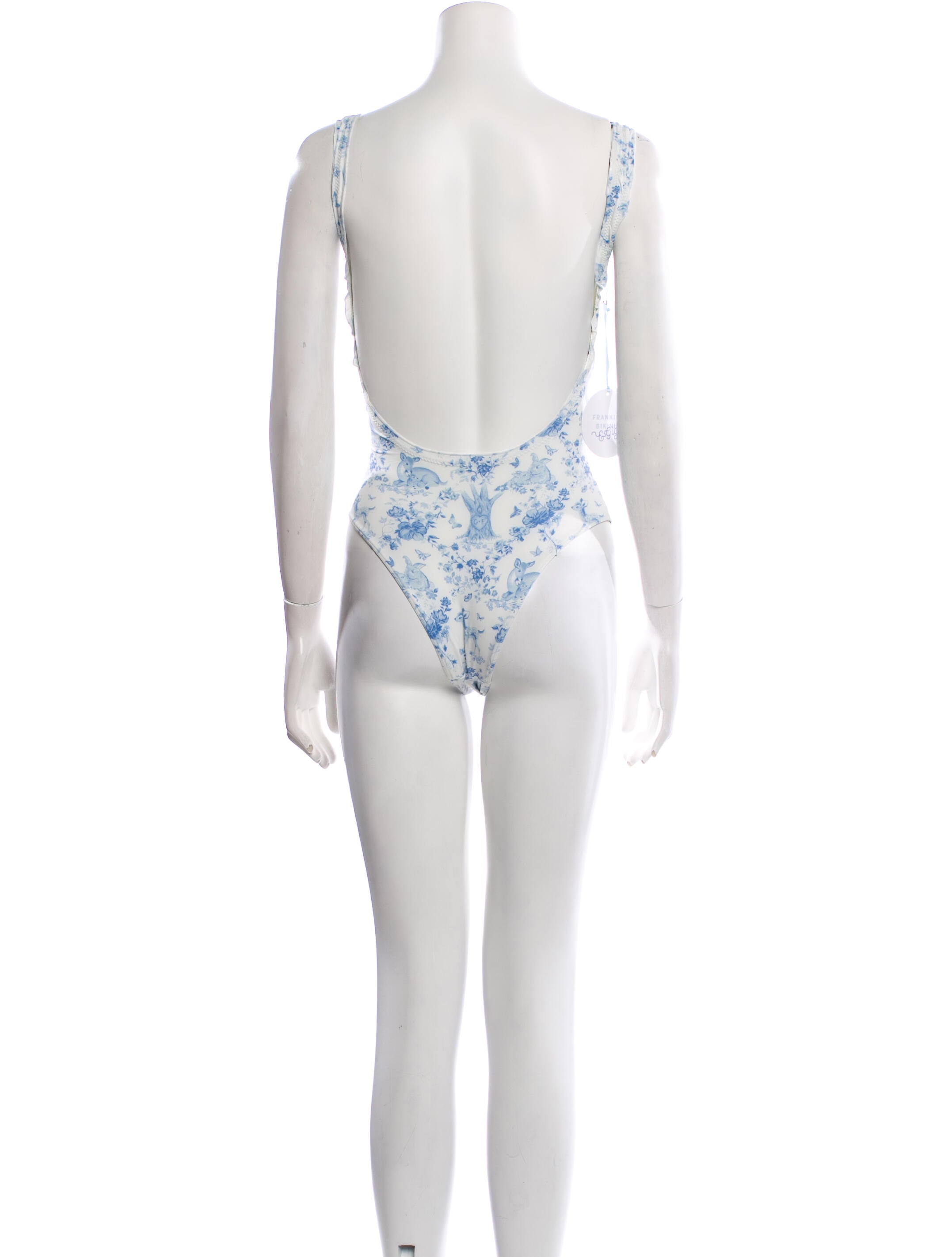 Frankies Bikinis Printed One-Piece w/ Tags