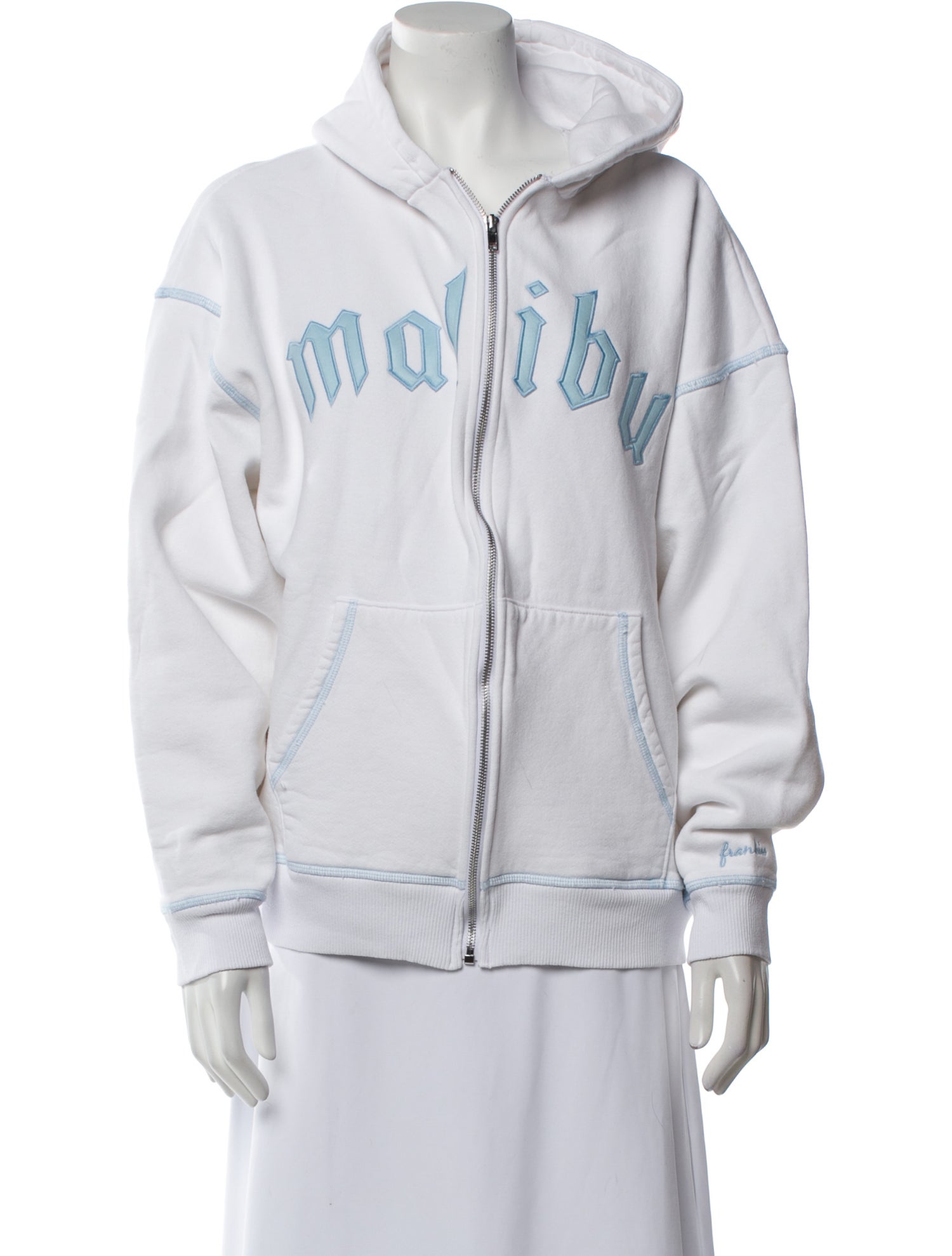 Frankies Bikinis Mock Neck Long Sleeve Sweatshirt