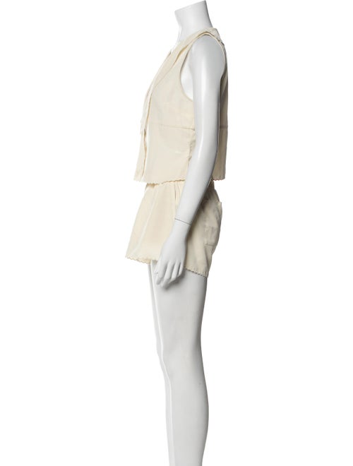 Frankies Bikinis Embroidered Accent Short Set