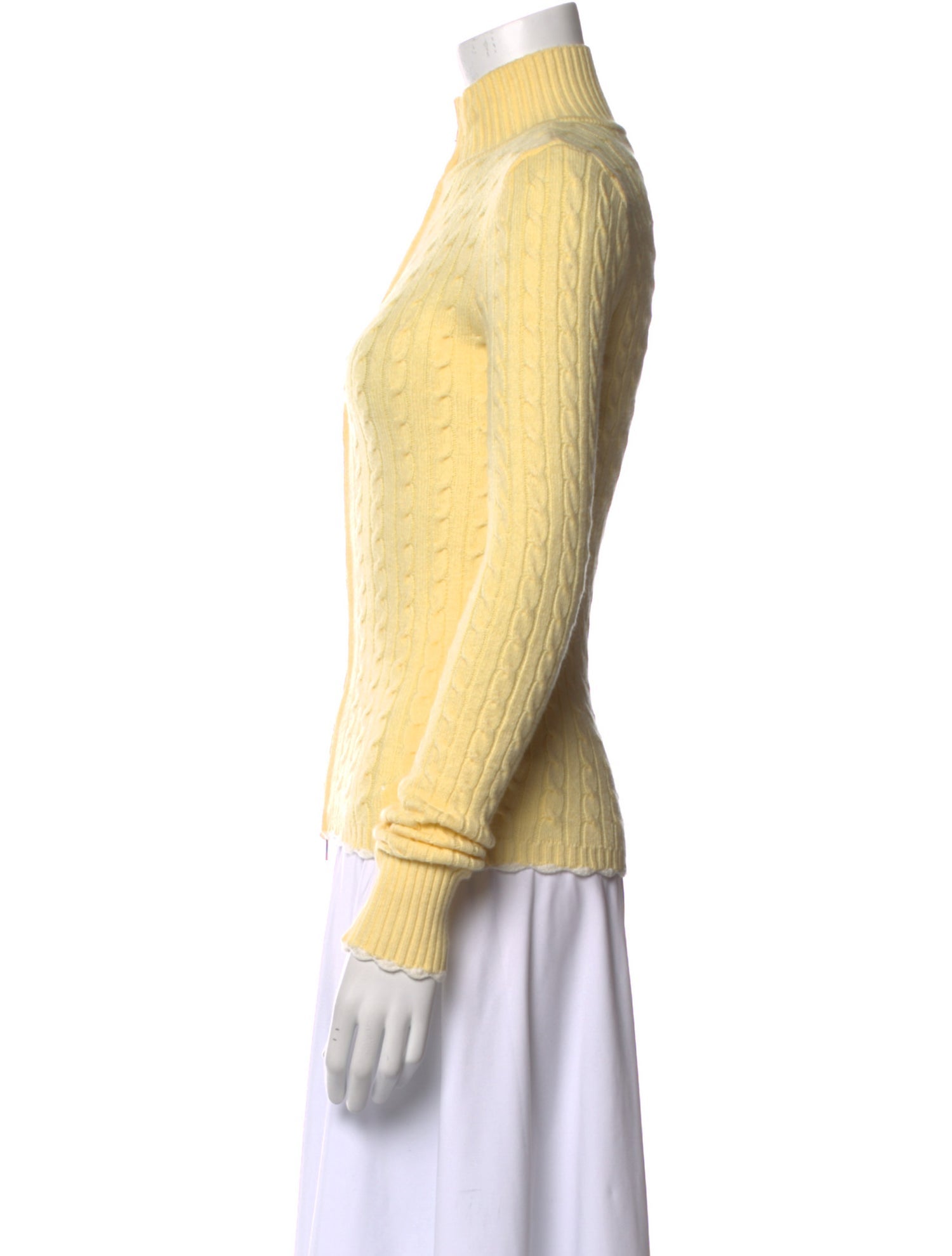 Frankies Bikinis Mock Neck Sweater