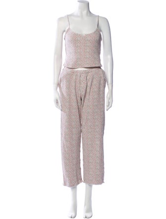 Frankies Bikinis Printed Pant Set