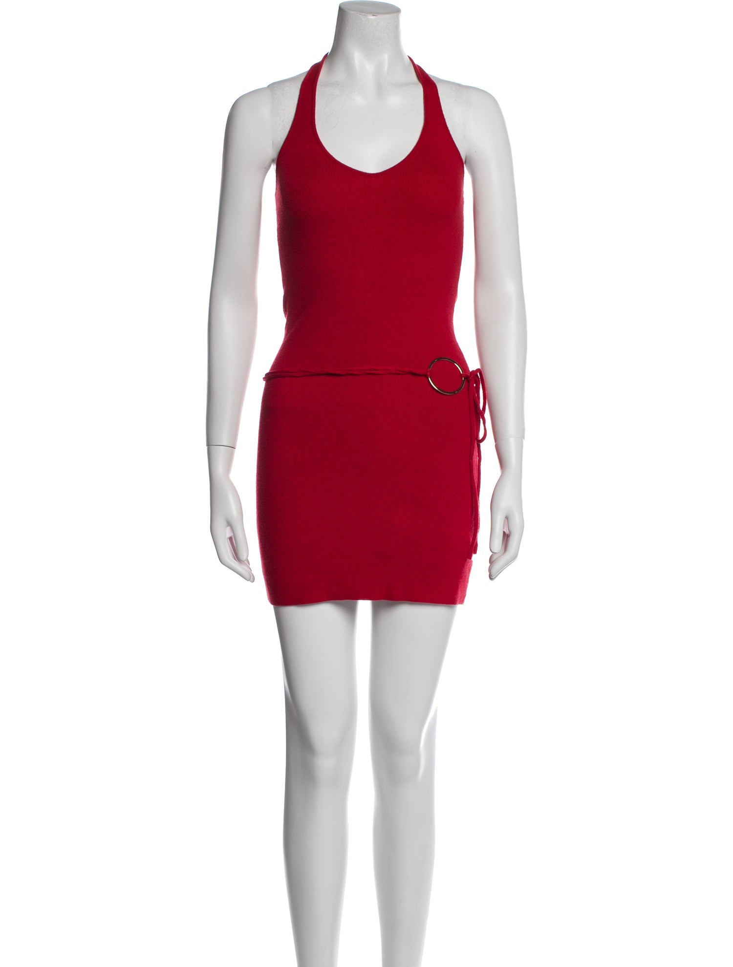 Frankies Bikinis Scoop Neck Mini Dress