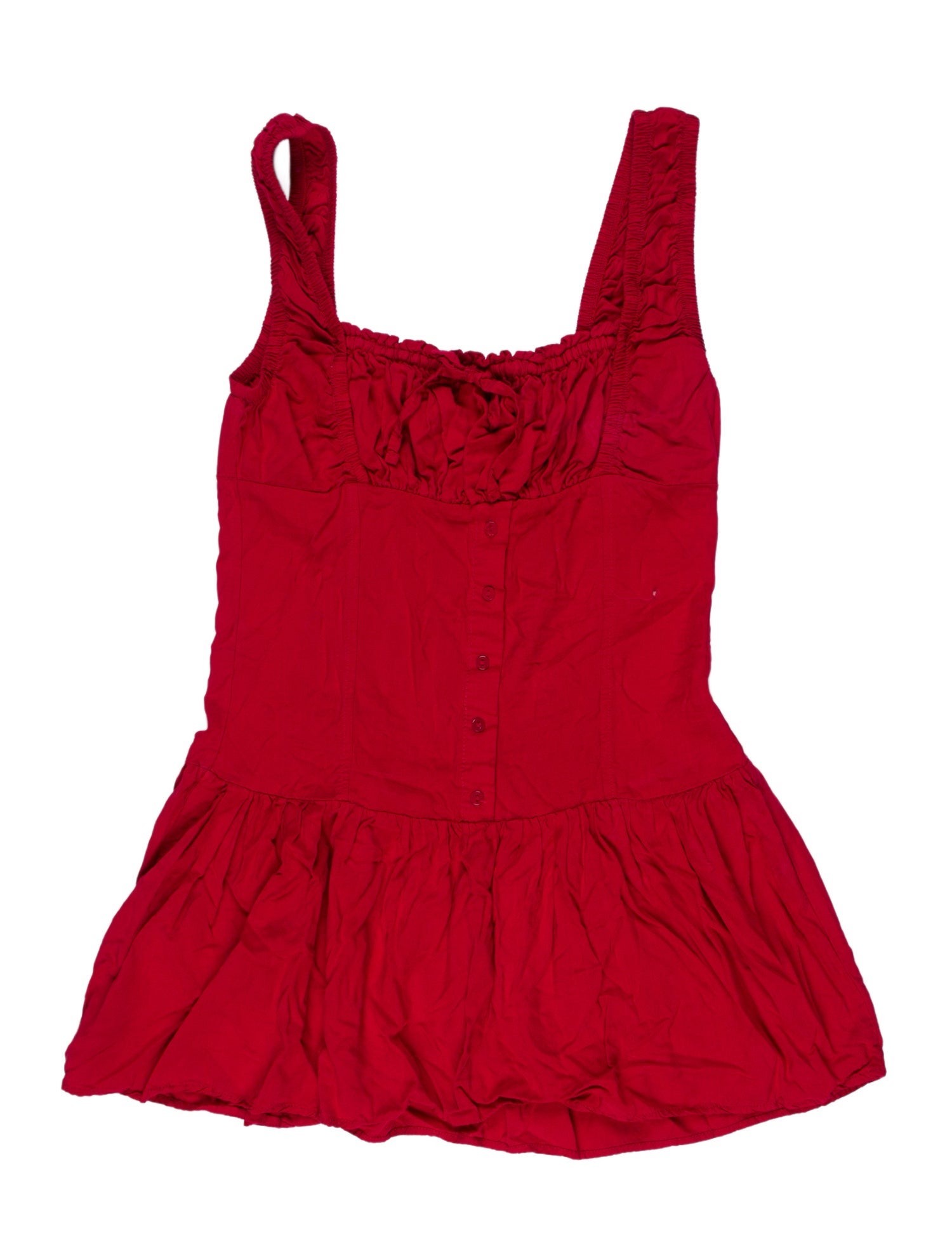 Frankies Bikinis Square Neckline Mini Dress