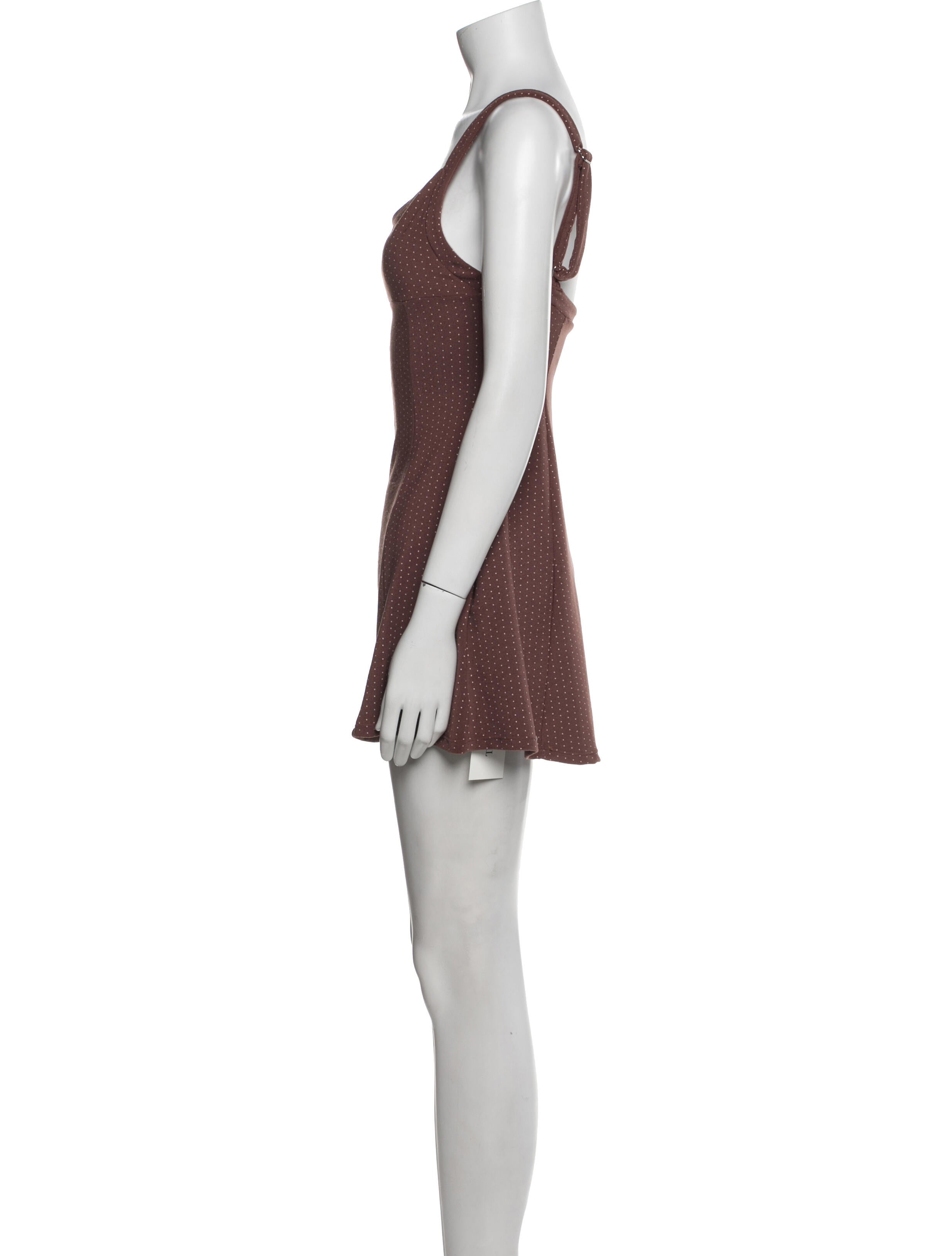 Frankies Bikinis Square Neckline Mini Dress