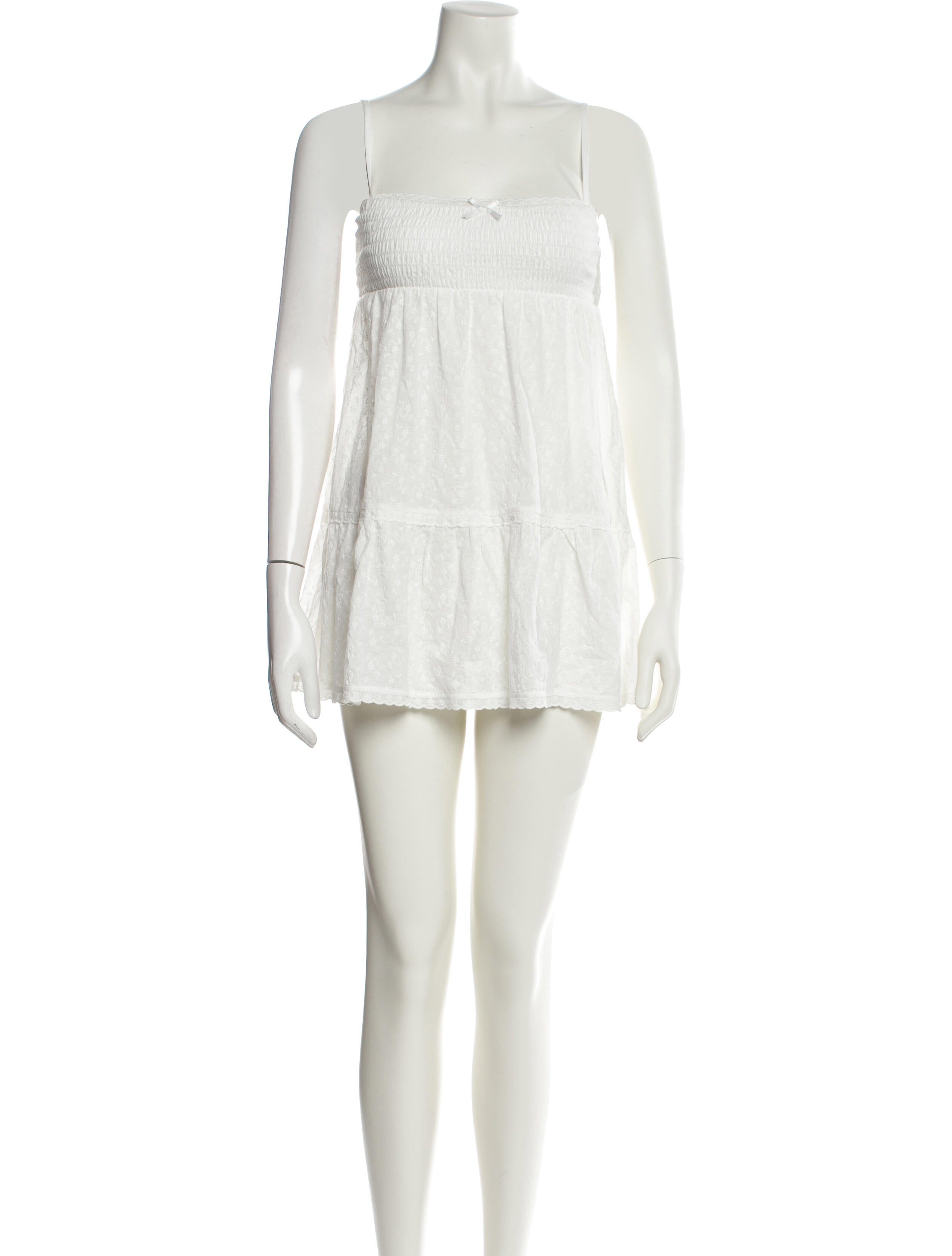 Frankies Bikinis Square Neckline Mini Dress