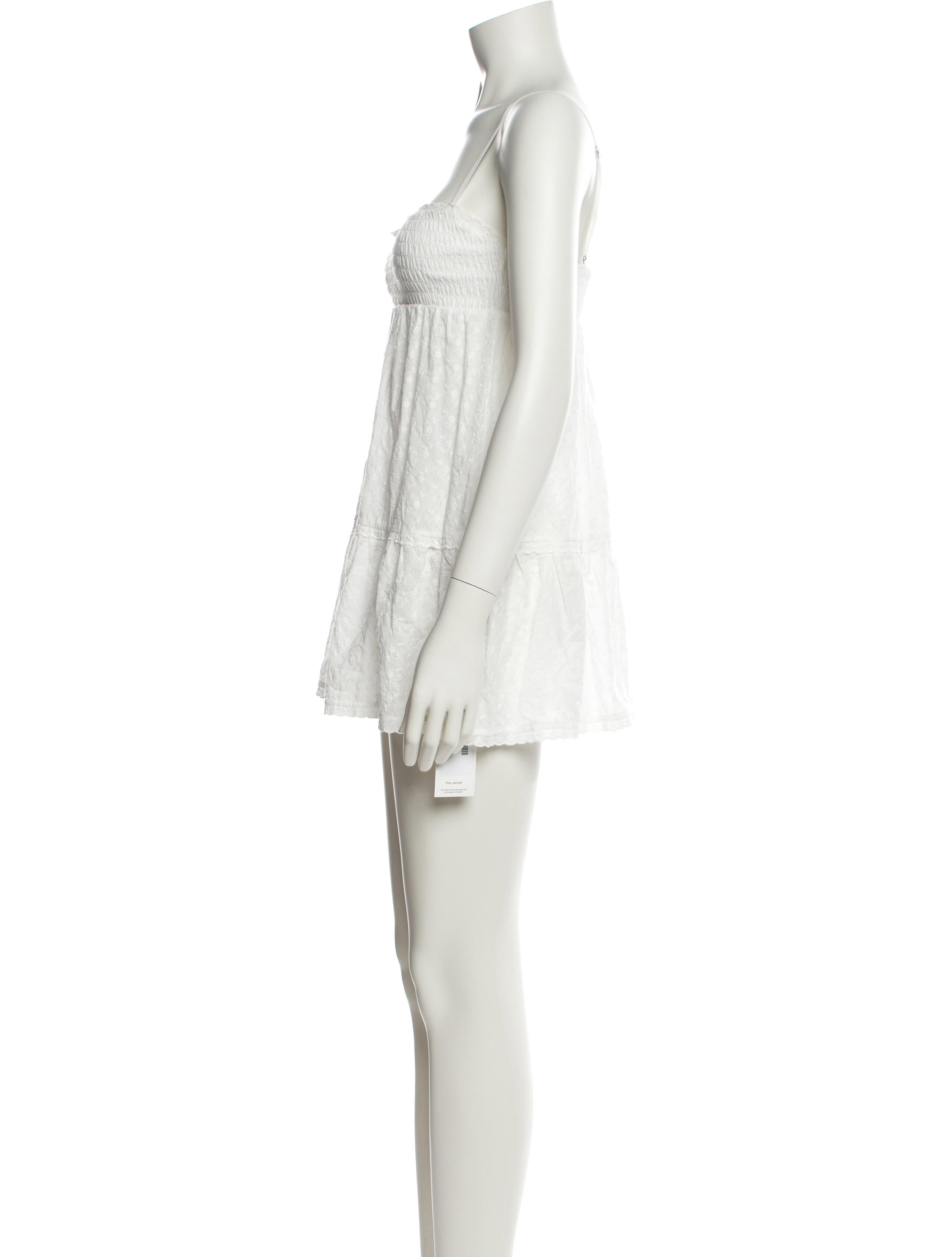 Frankies Bikinis Square Neckline Mini Dress