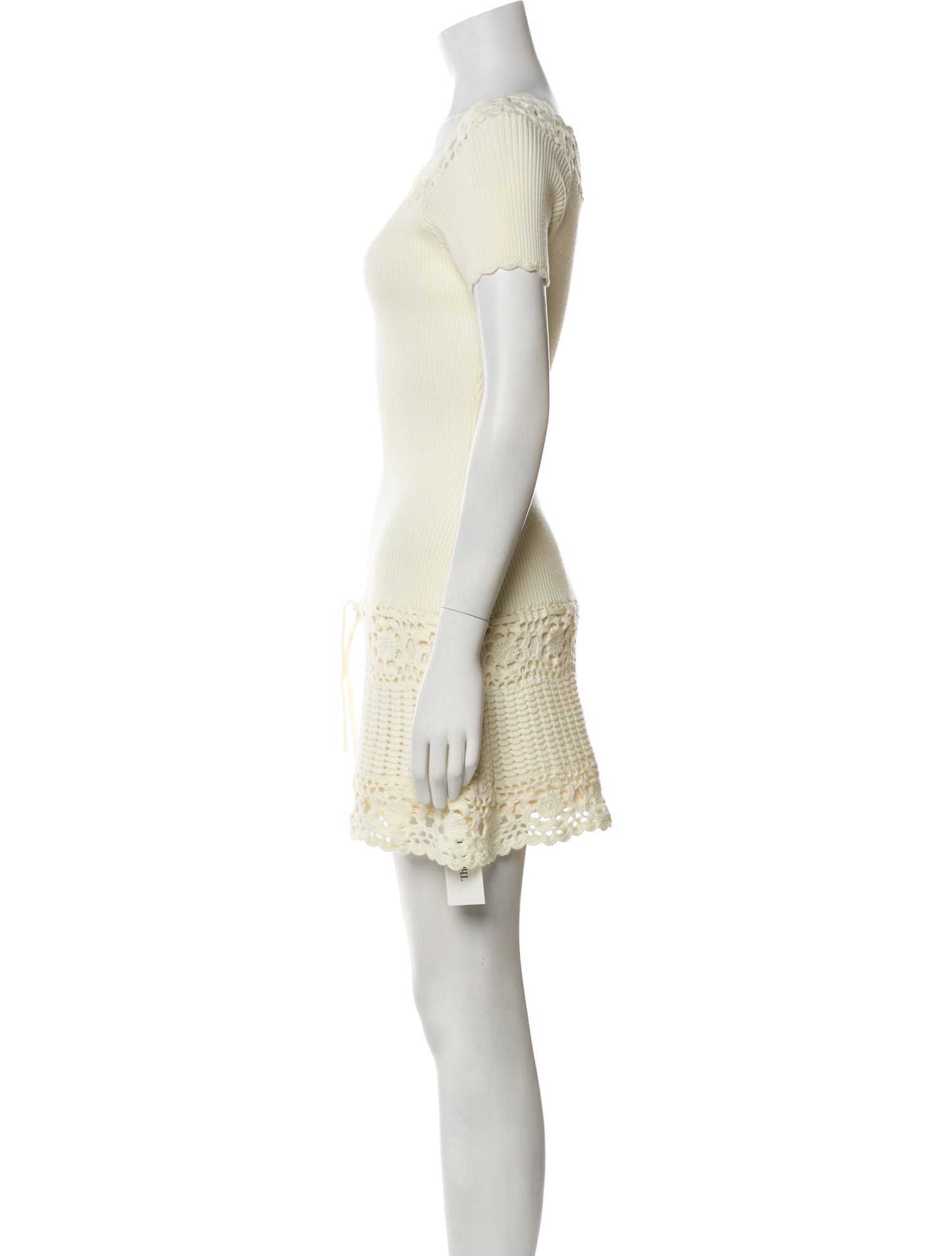 Frankies Bikinis Bateau Neckline Mini Dress