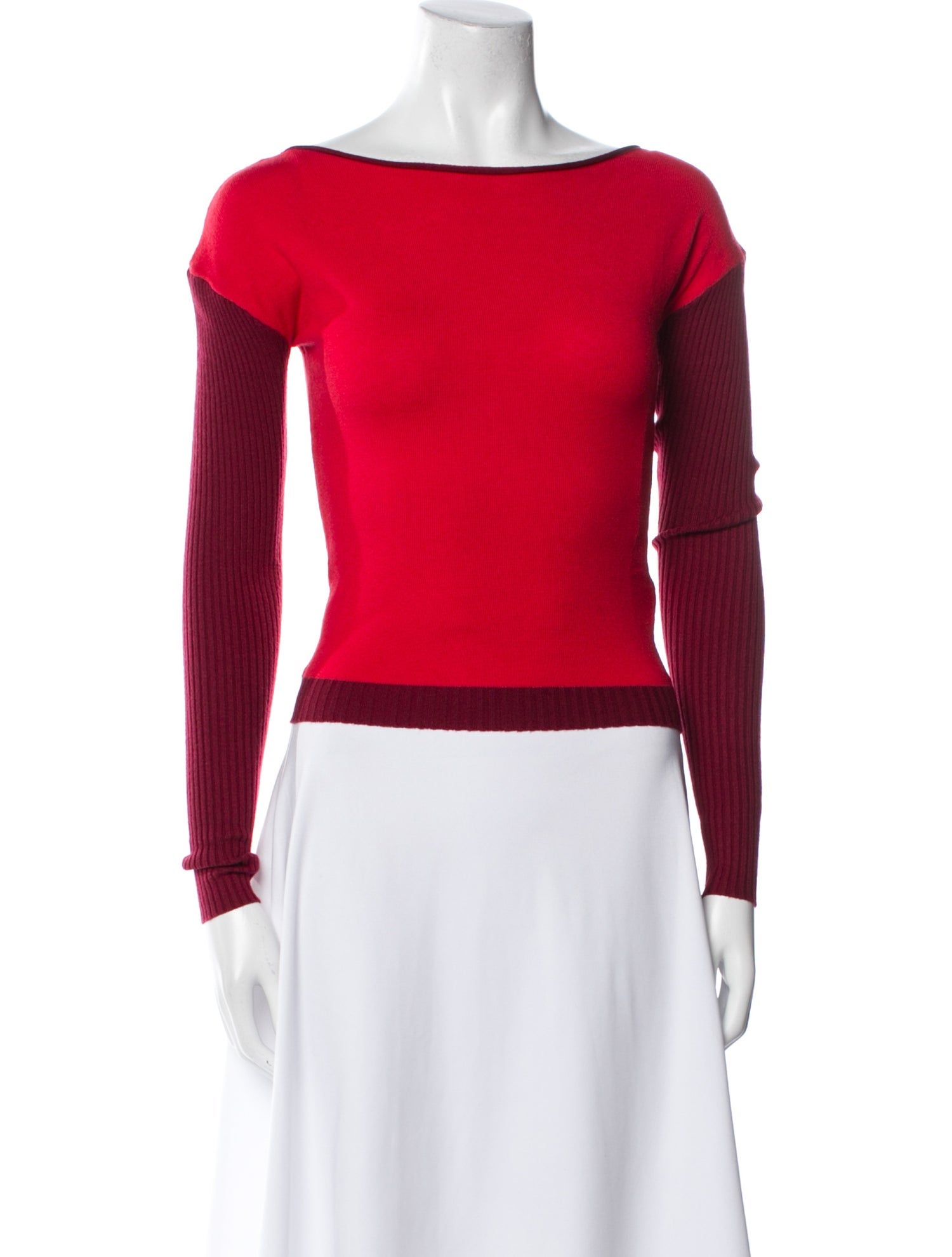 Frankies Bikinis Bateau Neckline Sweater w/ Tags