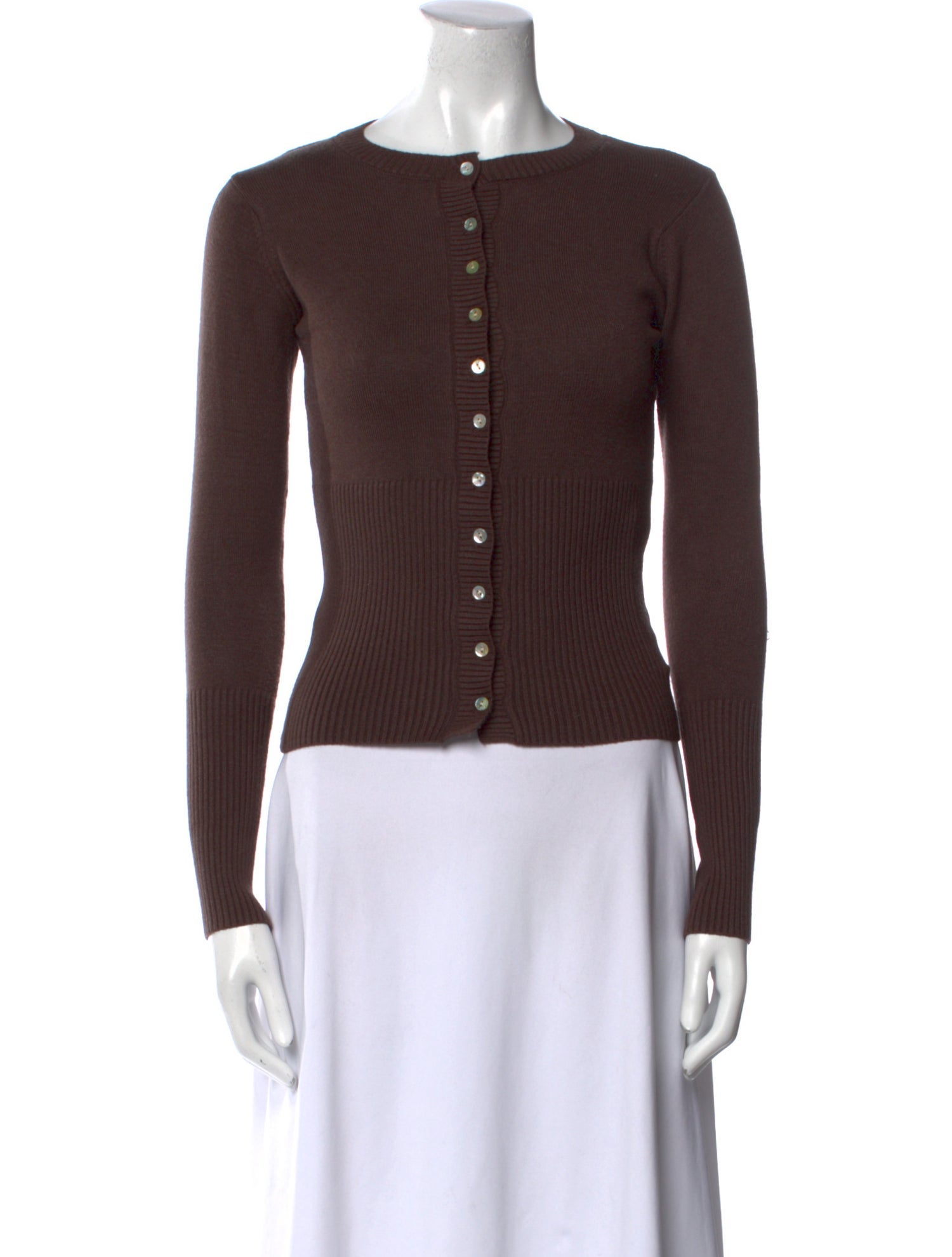 Frankies Bikinis Nylon Crew Neck Sweater