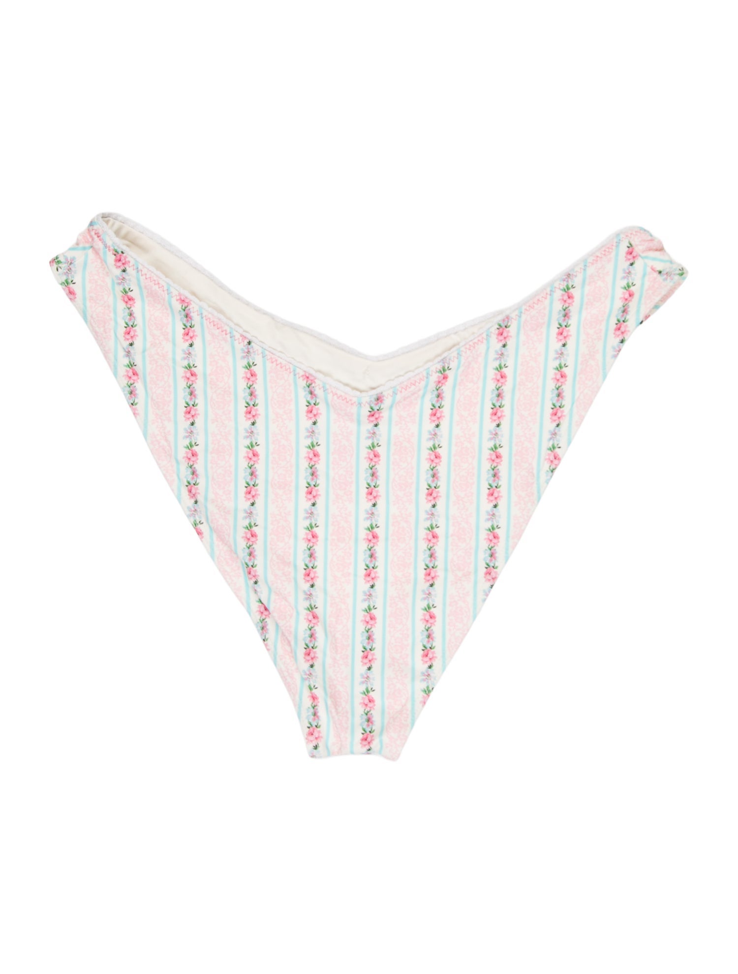 Frankies Bikinis Striped Bottoms w/ Tags