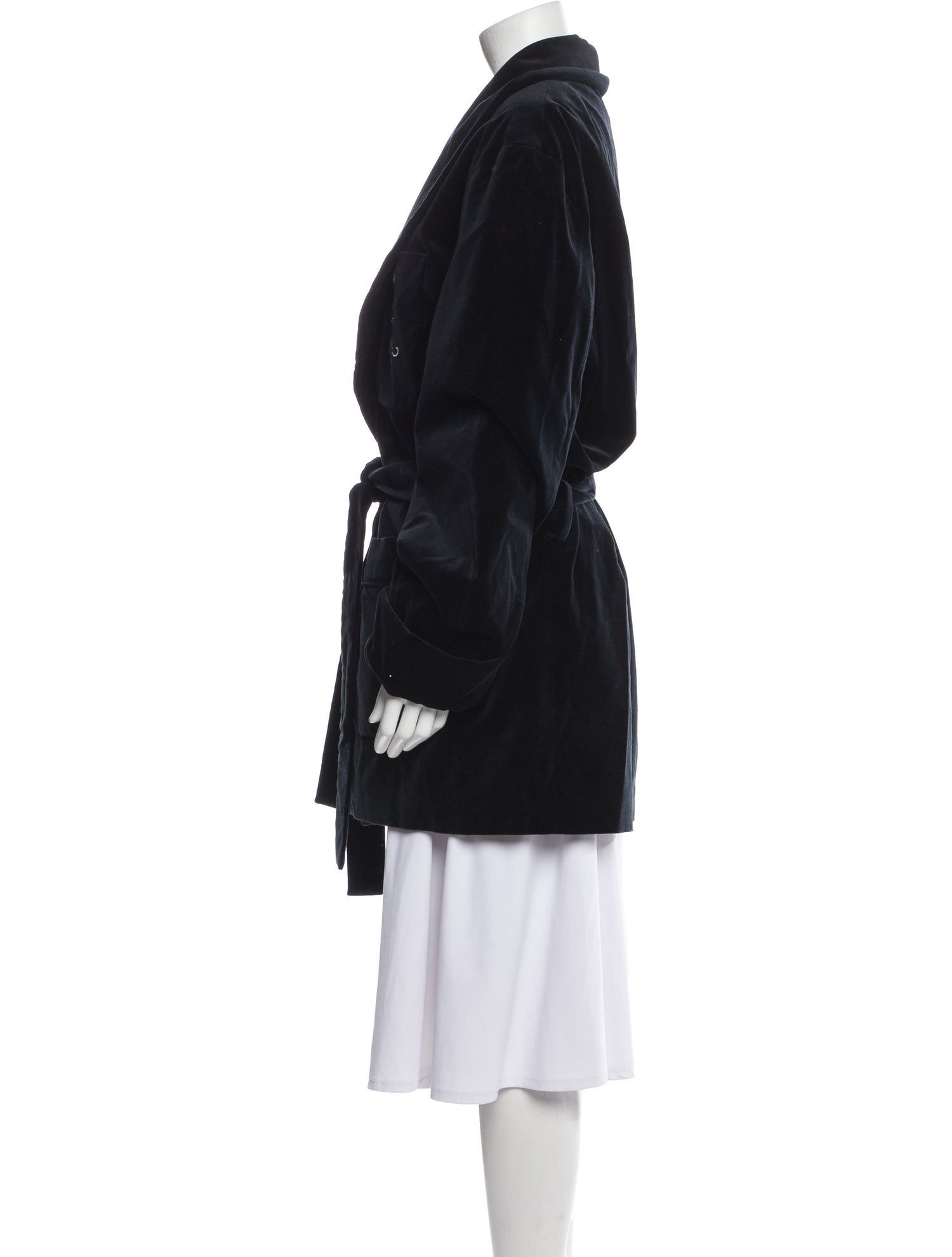 Frame x Ritz Paris Embroidered Accent Robe