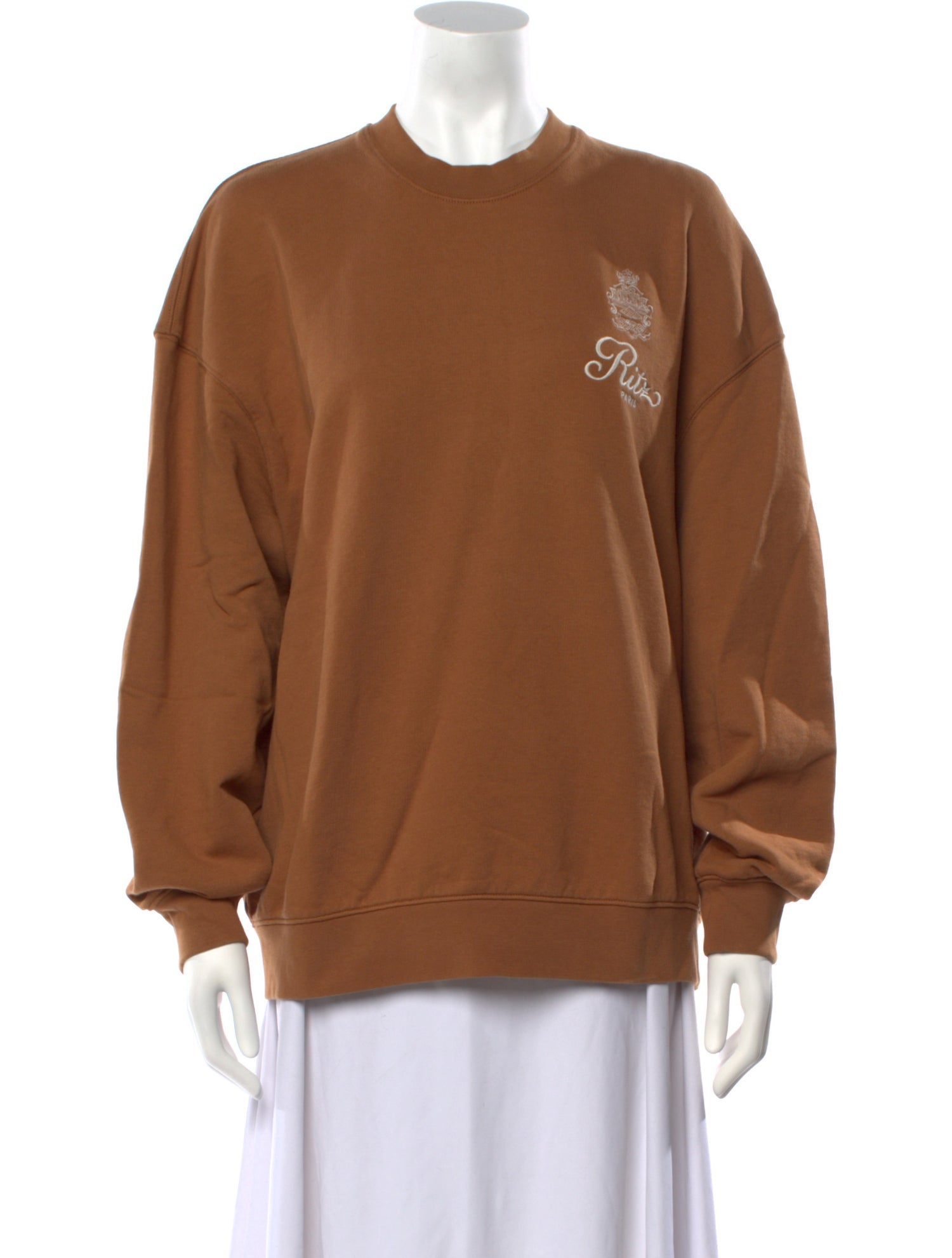 Frame x Ritz Paris Crew Neck Long Sleeve Sweatshirt