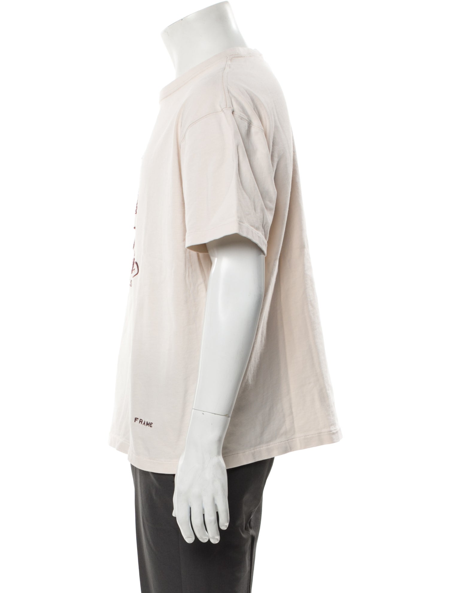 Frame x Ritz Paris Graphic Print Crew Neck T-Shirt