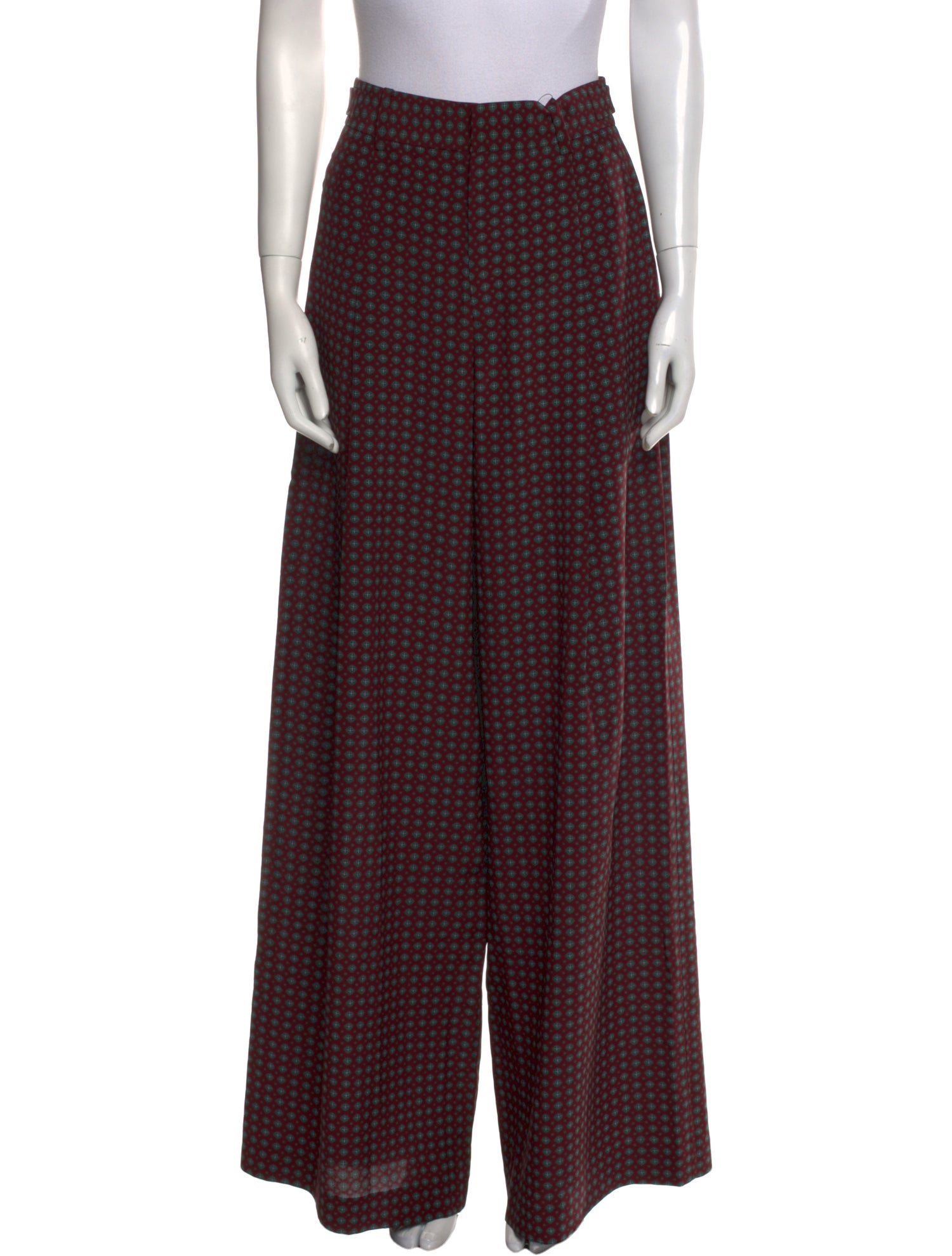 Frame x Ritz Paris Silk Wide Leg Pants w/ Tags