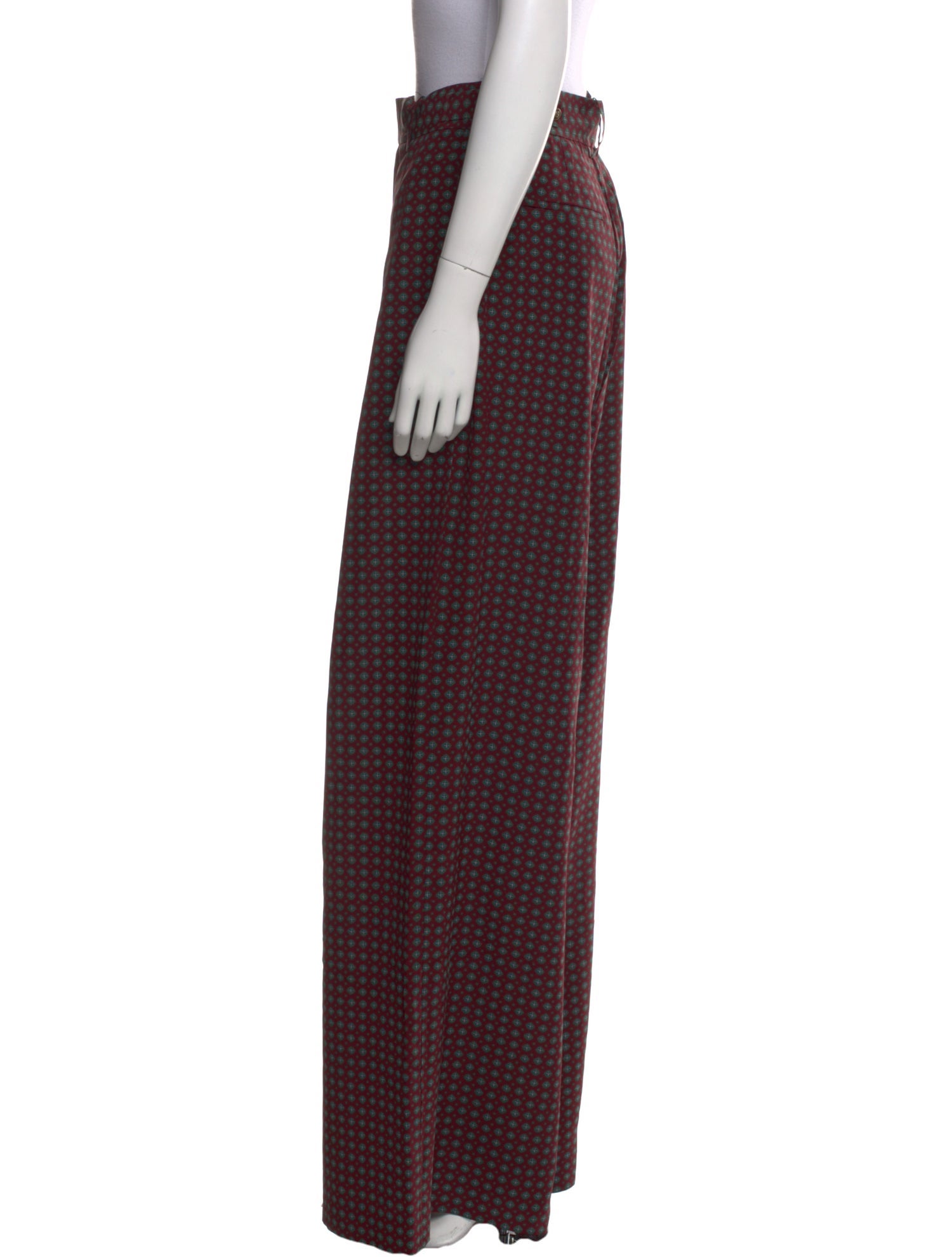 Frame x Ritz Paris Silk Wide Leg Pants w/ Tags