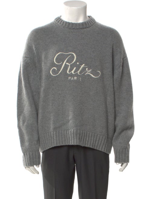 Frame x Ritz Paris Cashmere Graphic Print Pullover
