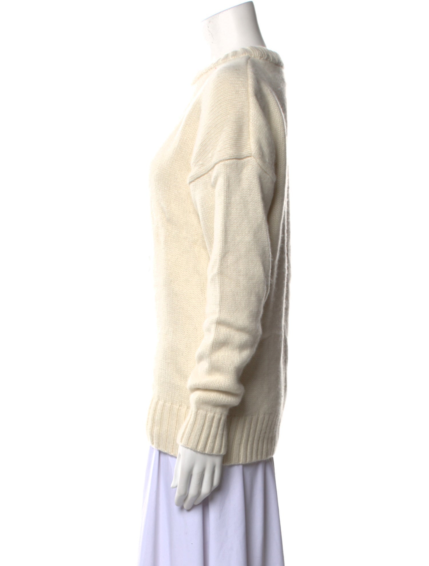 Frame x Ritz Paris Cashmere Graphic Print Sweater