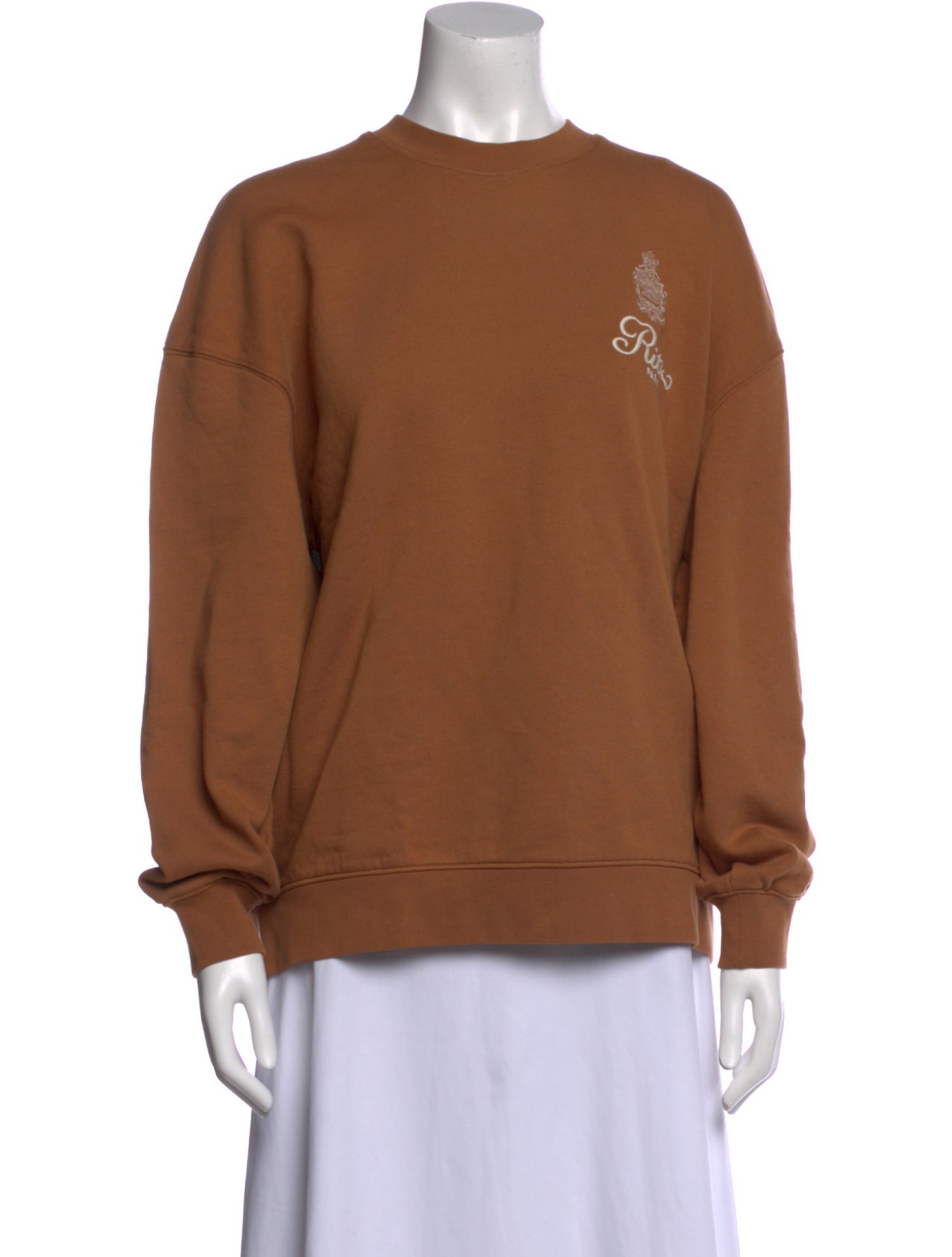 Frame x Ritz Paris Crew Neck Long Sleeve Sweatshirt