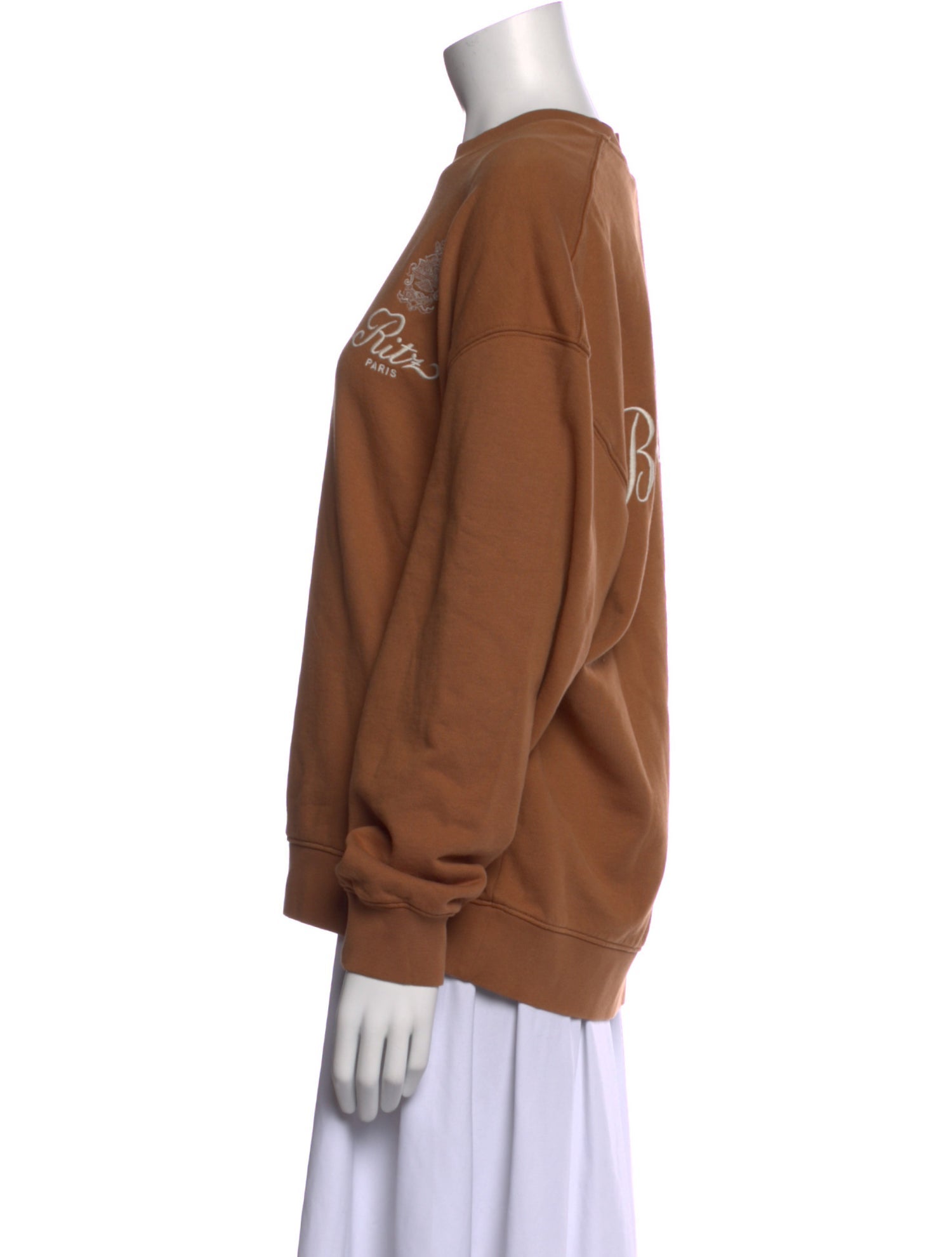 Frame x Ritz Paris Crew Neck Long Sleeve Sweatshirt