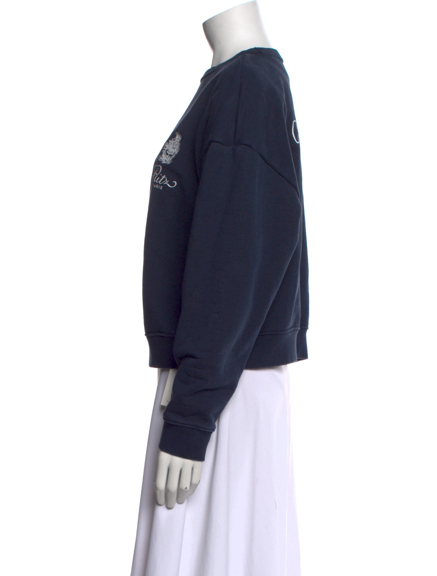 Frame x Ritz Paris Crew Neck Long Sleeve Sweatshirt