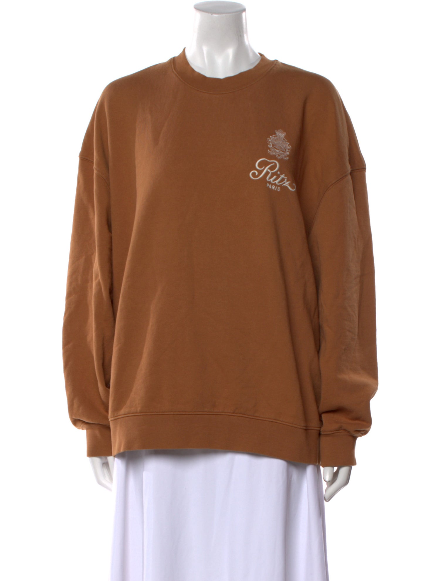 Frame x Ritz Paris Crew Neck Long Sleeve Sweatshirt