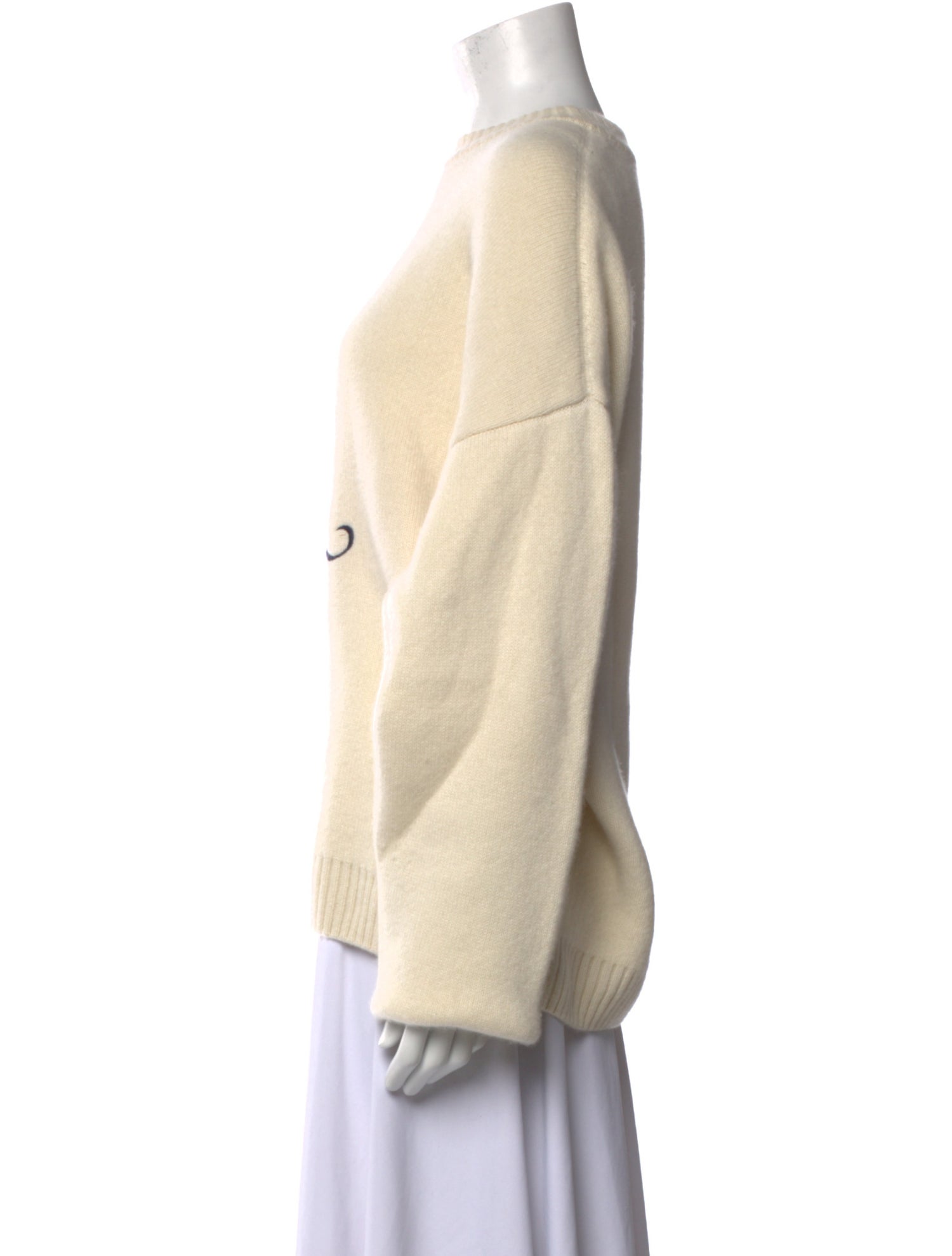 Frame x Ritz Paris Cashmere Graphic Print Sweater