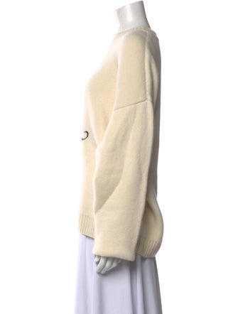 Frame x Ritz Paris Cashmere Graphic Print Sweater