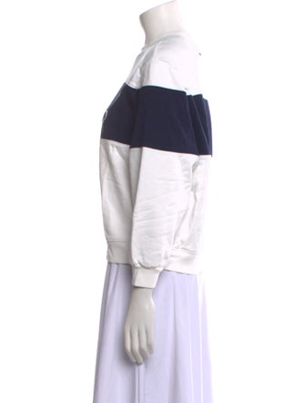 Frame x Ritz Paris Graphic Print Crew Neck Sweatshirt