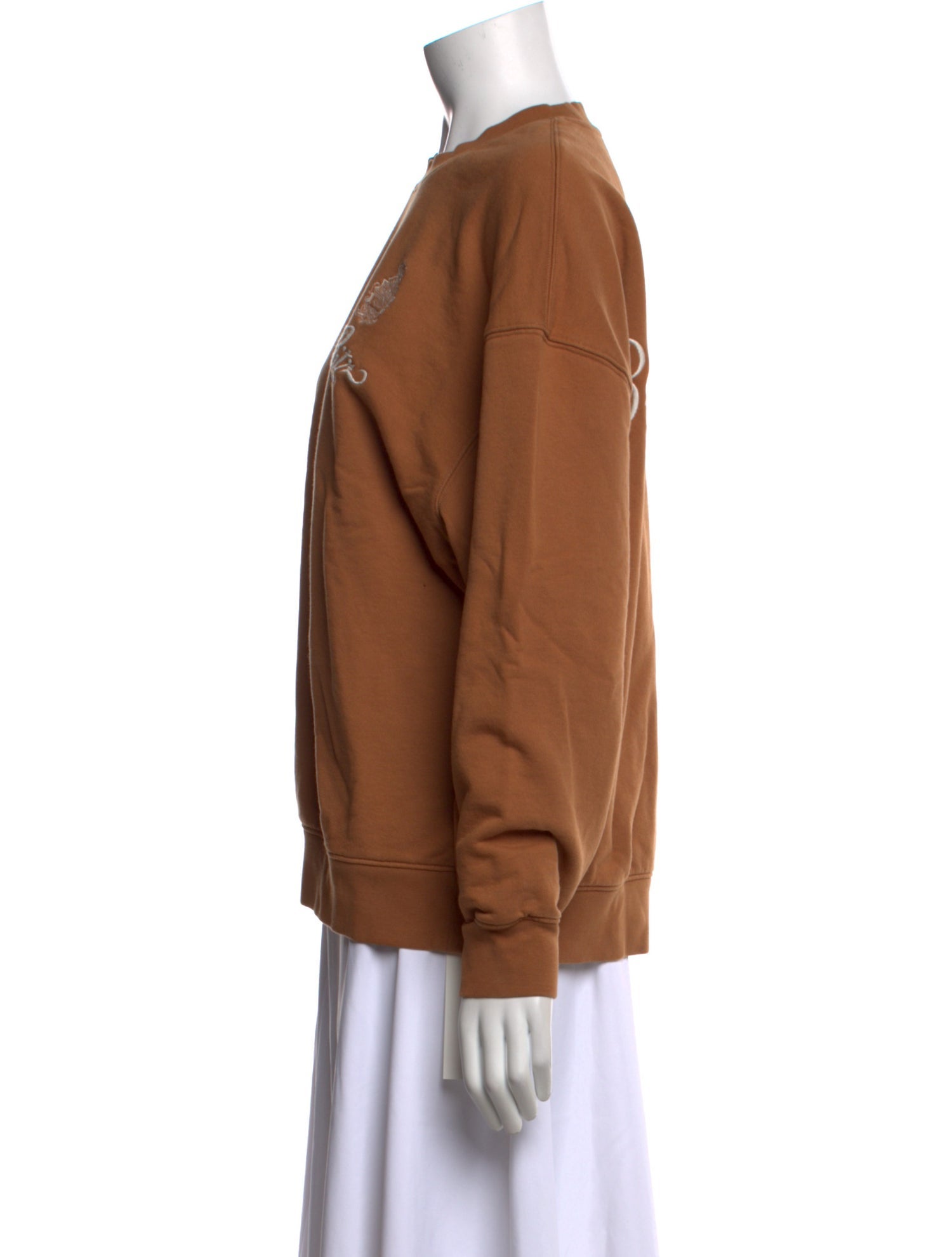 Frame x Ritz Paris Graphic Print Crew Neck Sweater