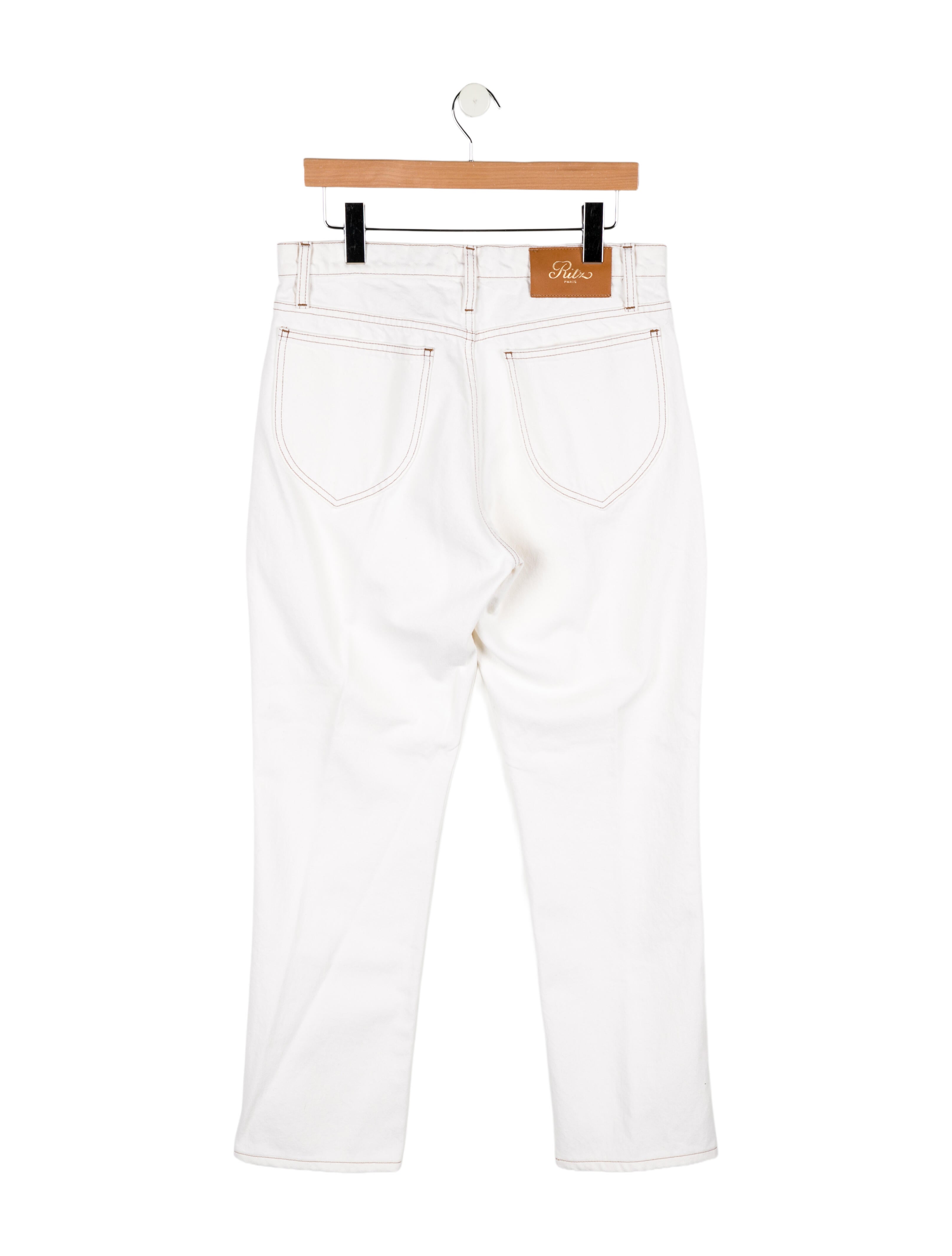 Frame x Ritz Paris High-Rise Straight Leg Jeans
