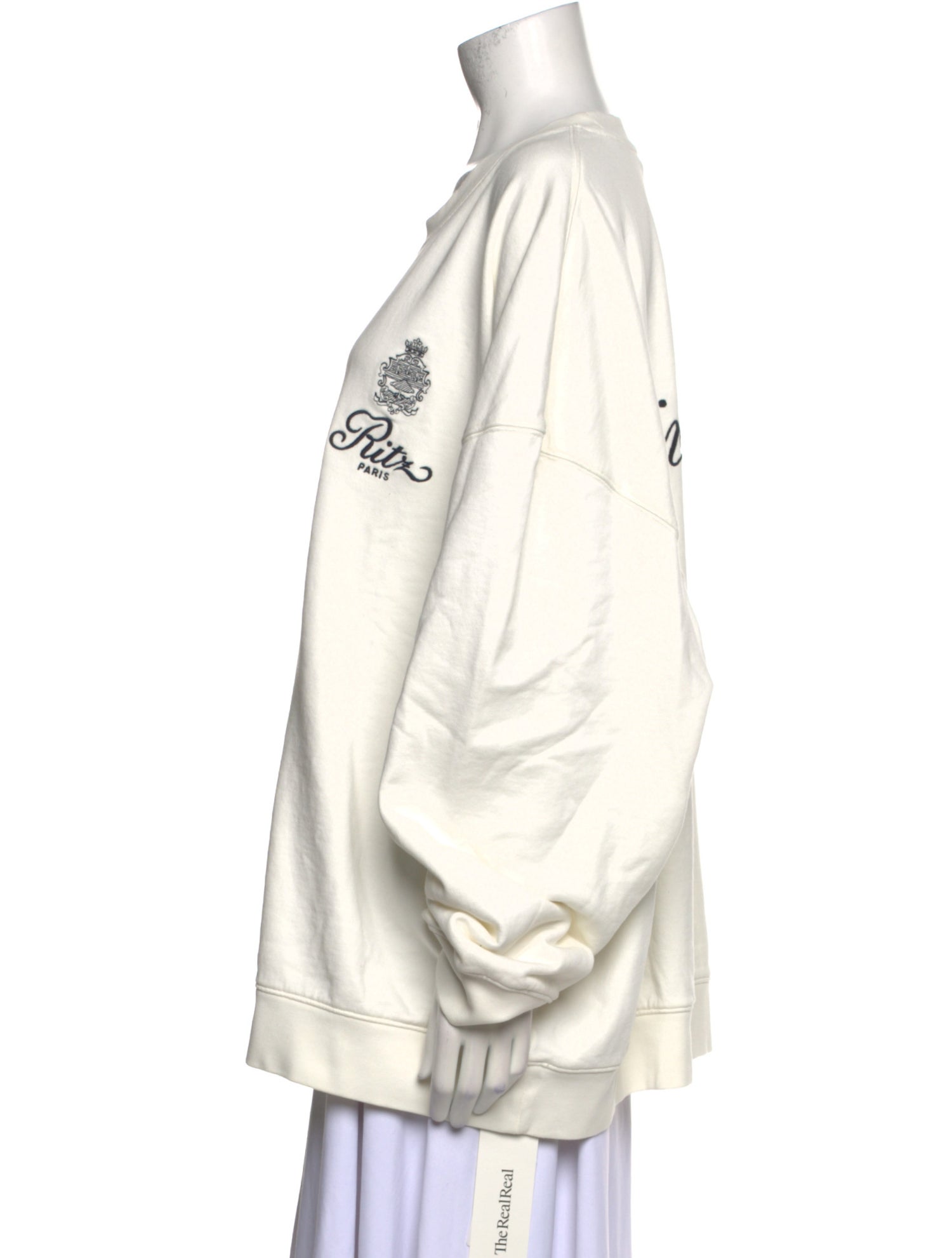 Frame x Ritz Paris Crew Neck Long Sleeve Sweatshirt