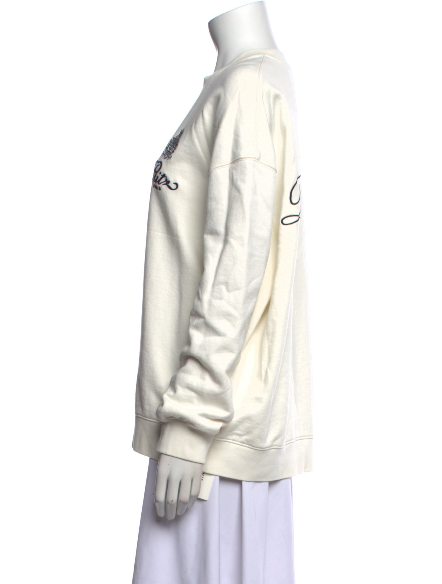 Frame x Ritz Paris Crew Neck Long Sleeve Sweatshirt