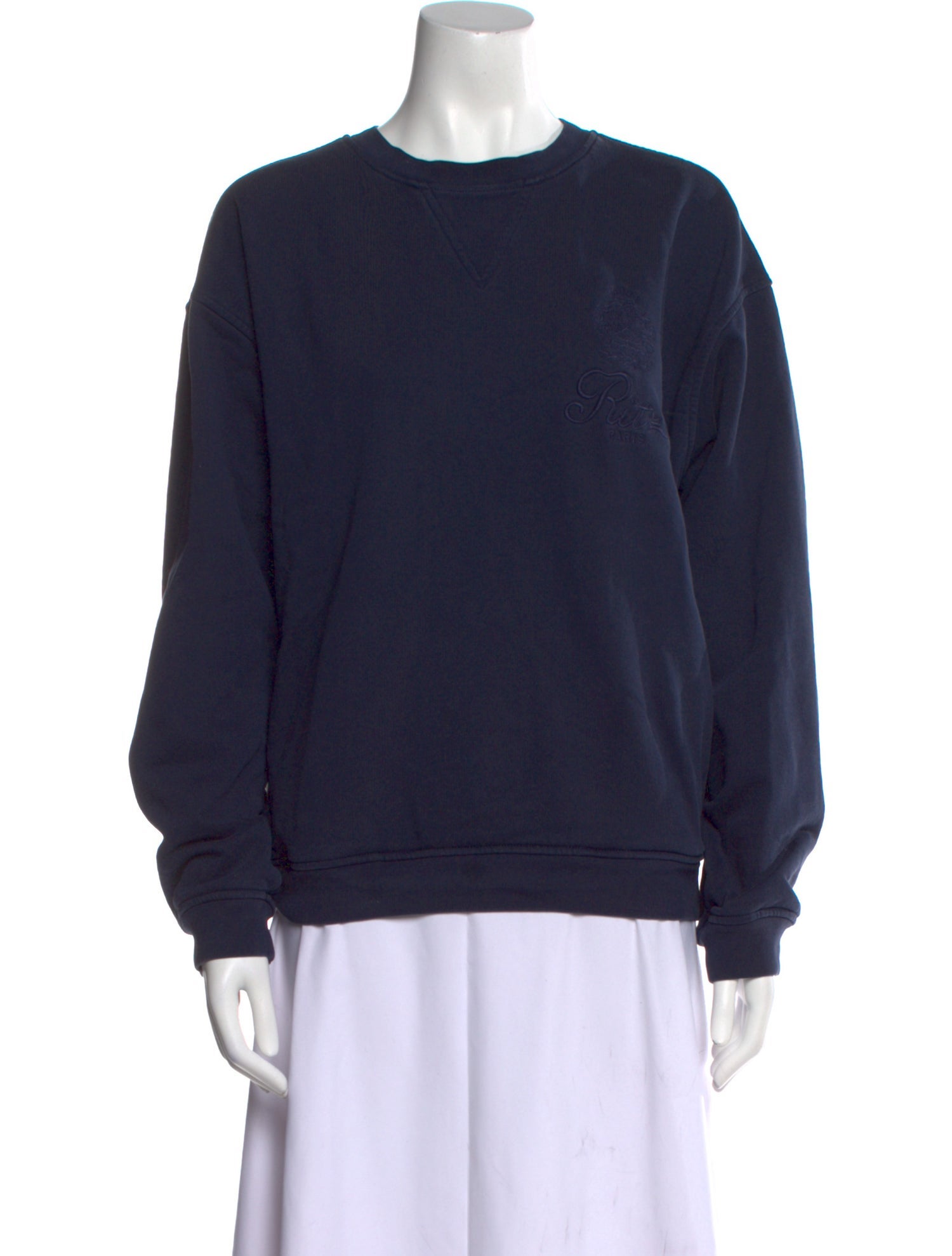 Frame x Ritz Paris Crew Neck Long Sleeve Sweatshirt
