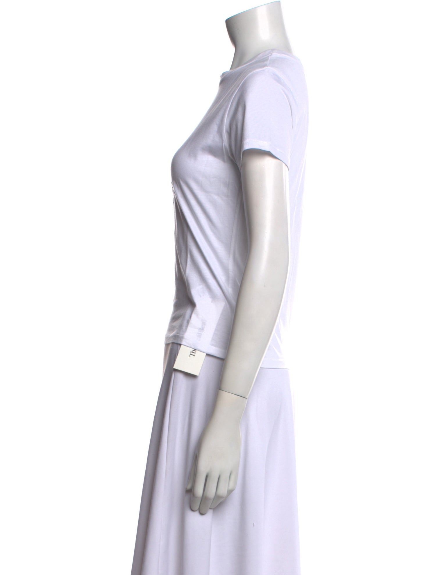 Frame x Ritz Paris Graphic Print Crew Neck T-Shirt