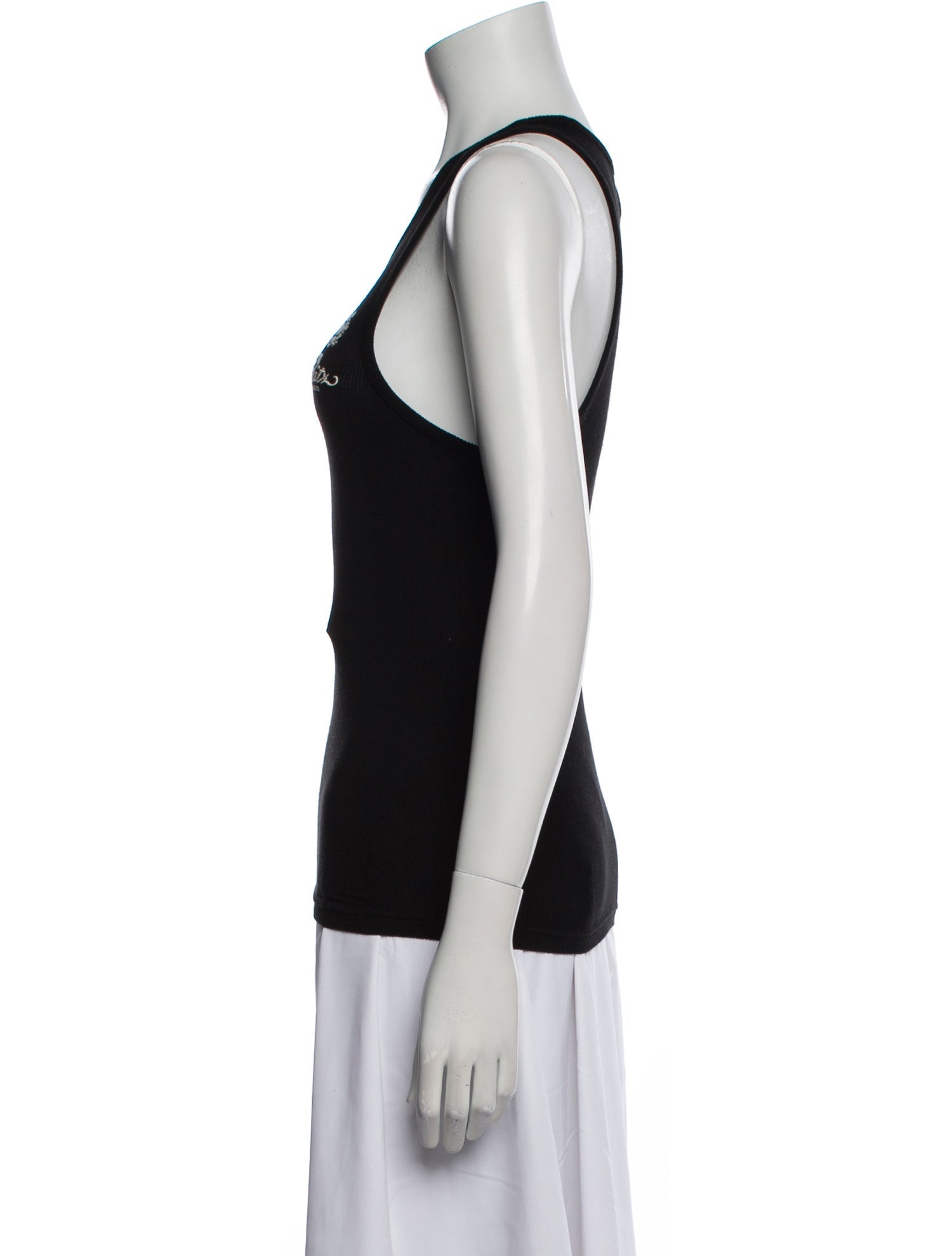 Frame x Ritz Paris Scoop Neck Sleeveless Top
