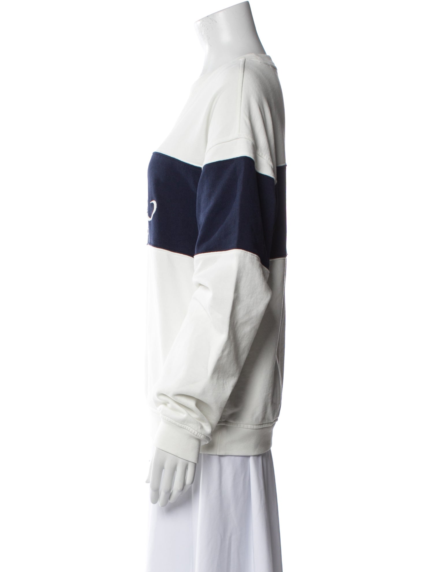 Frame x Ritz Paris Graphic Print Crew Neck Sweatshirt