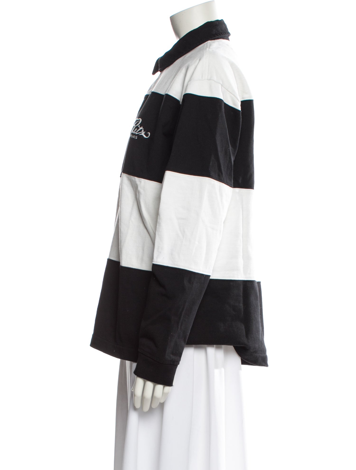 Frame x Ritz Paris Graphic Print Long Sleeve Sweatshirt